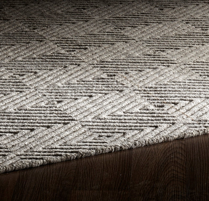 Estelle Hand Loomed Wool Taupe Rug EST-TAUPE