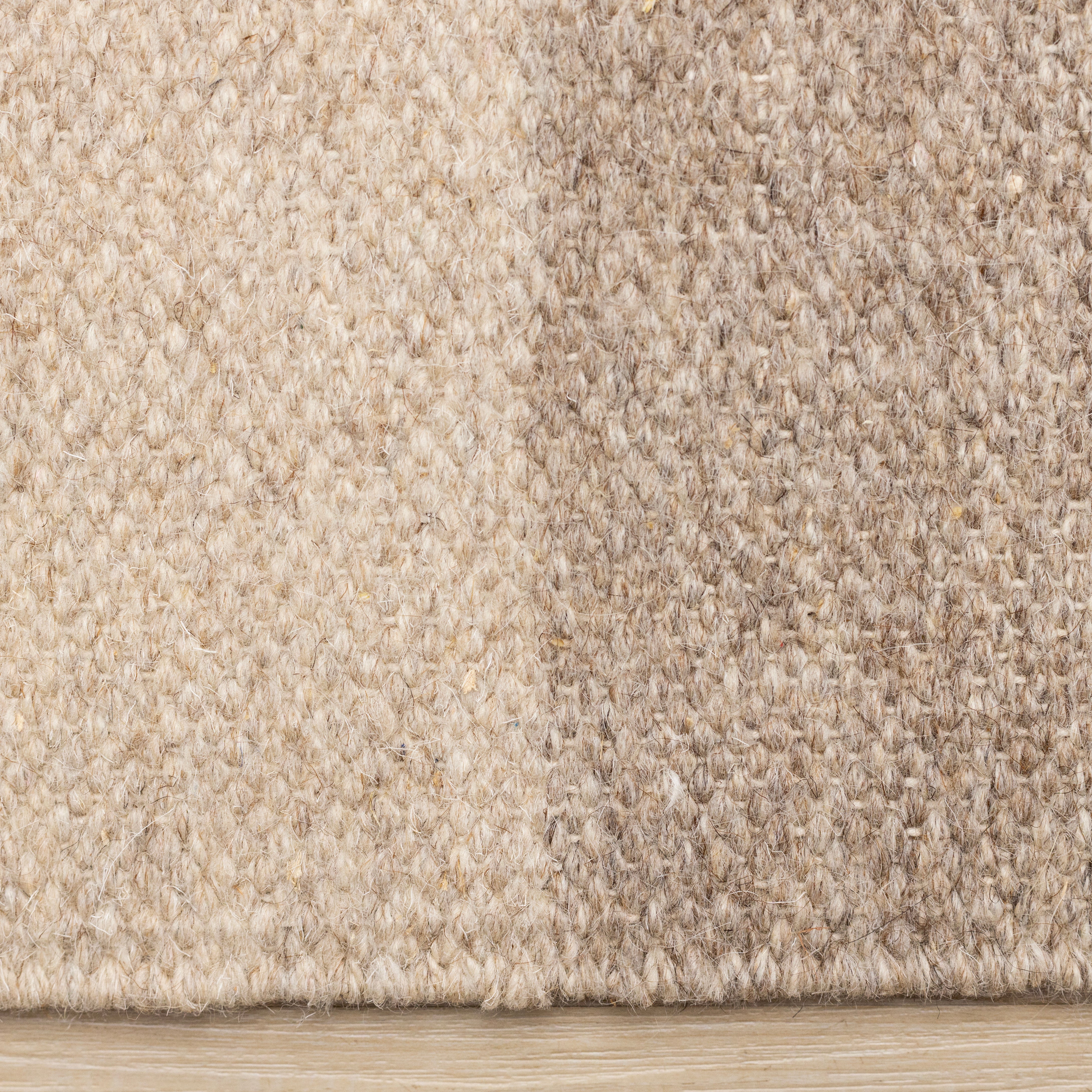 Ascent Taupe Beige White Stacked Squares Design Rug