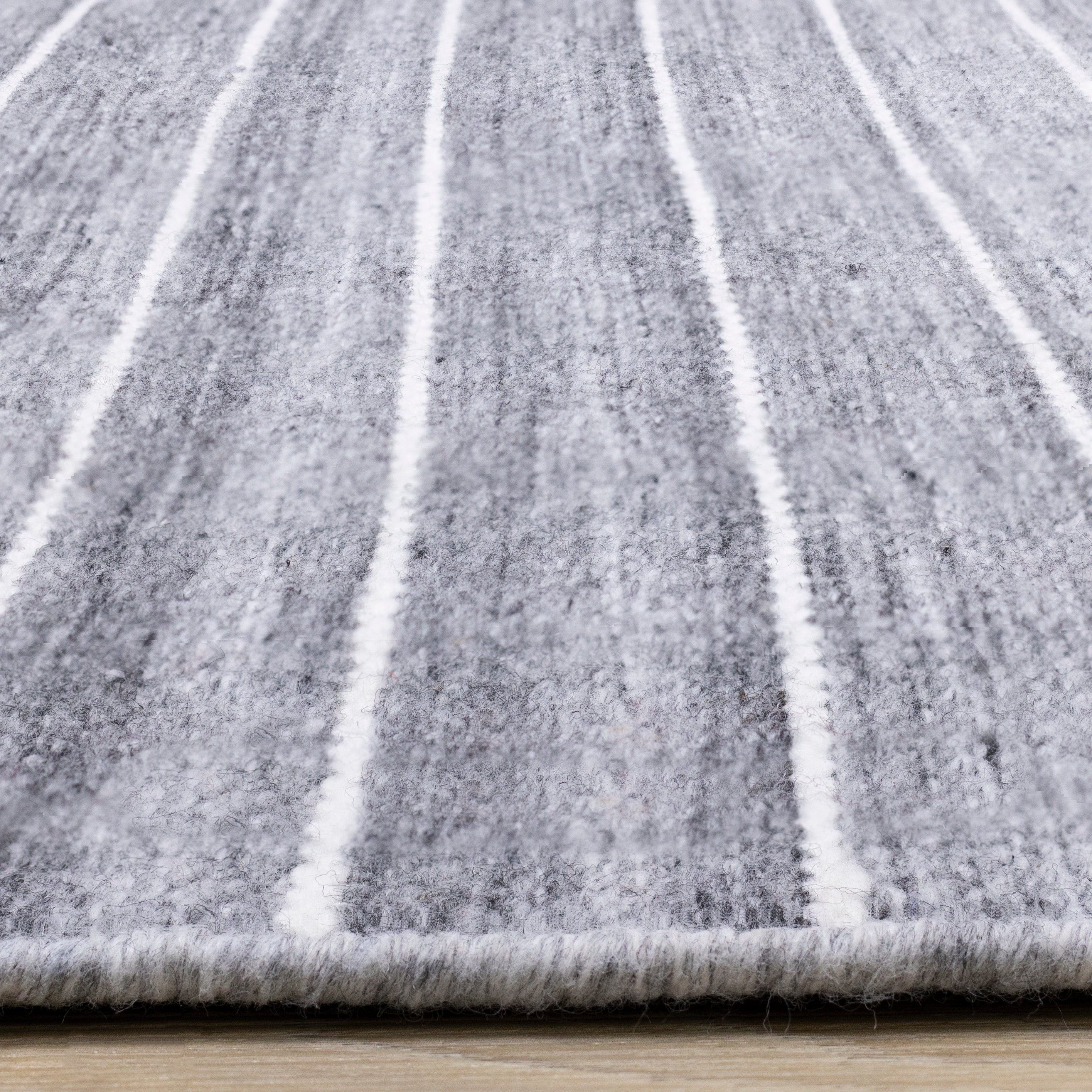 Aspen Striped Pattern Woven Rug