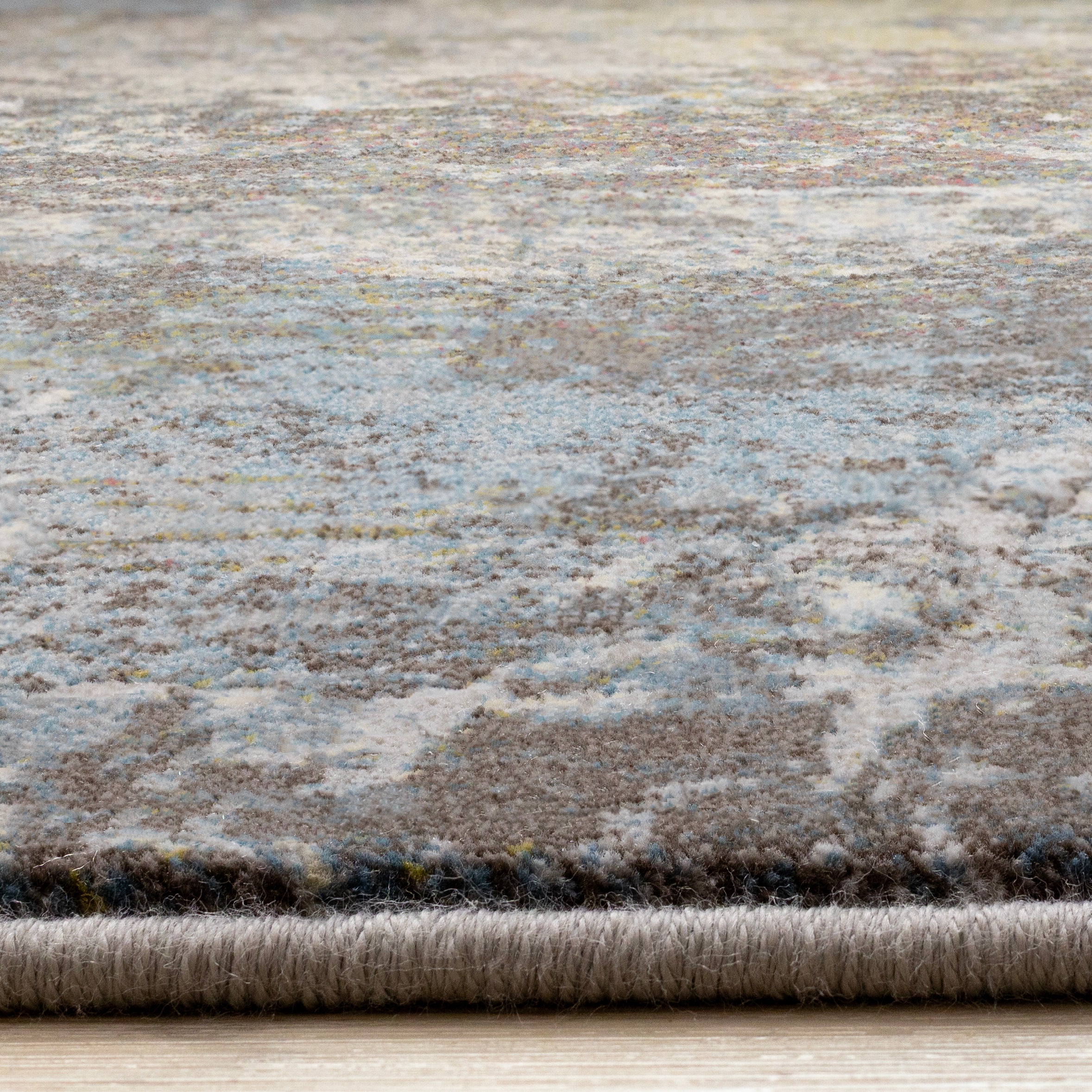 Aurora Grey Blue Green Pink Distressed Design