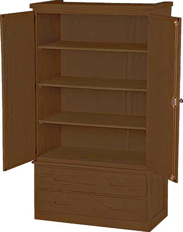 Armoire, Shelf, By Crate Designs. 7016A