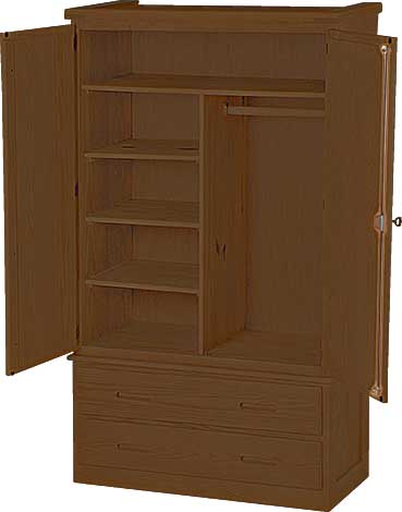 Armoire, Combo, By Crate Designs. 7016B