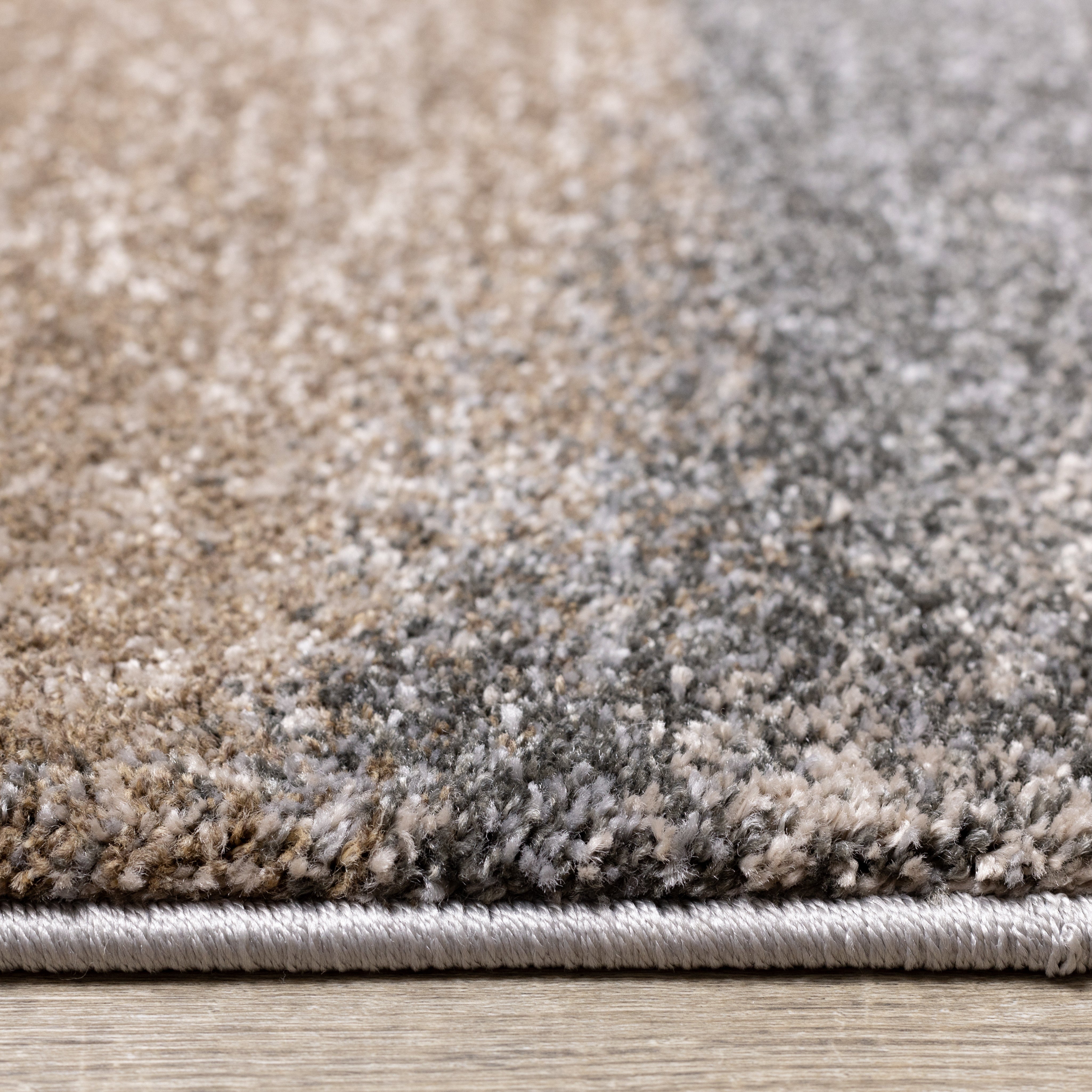 Breeze Grey Simple Patches Rug