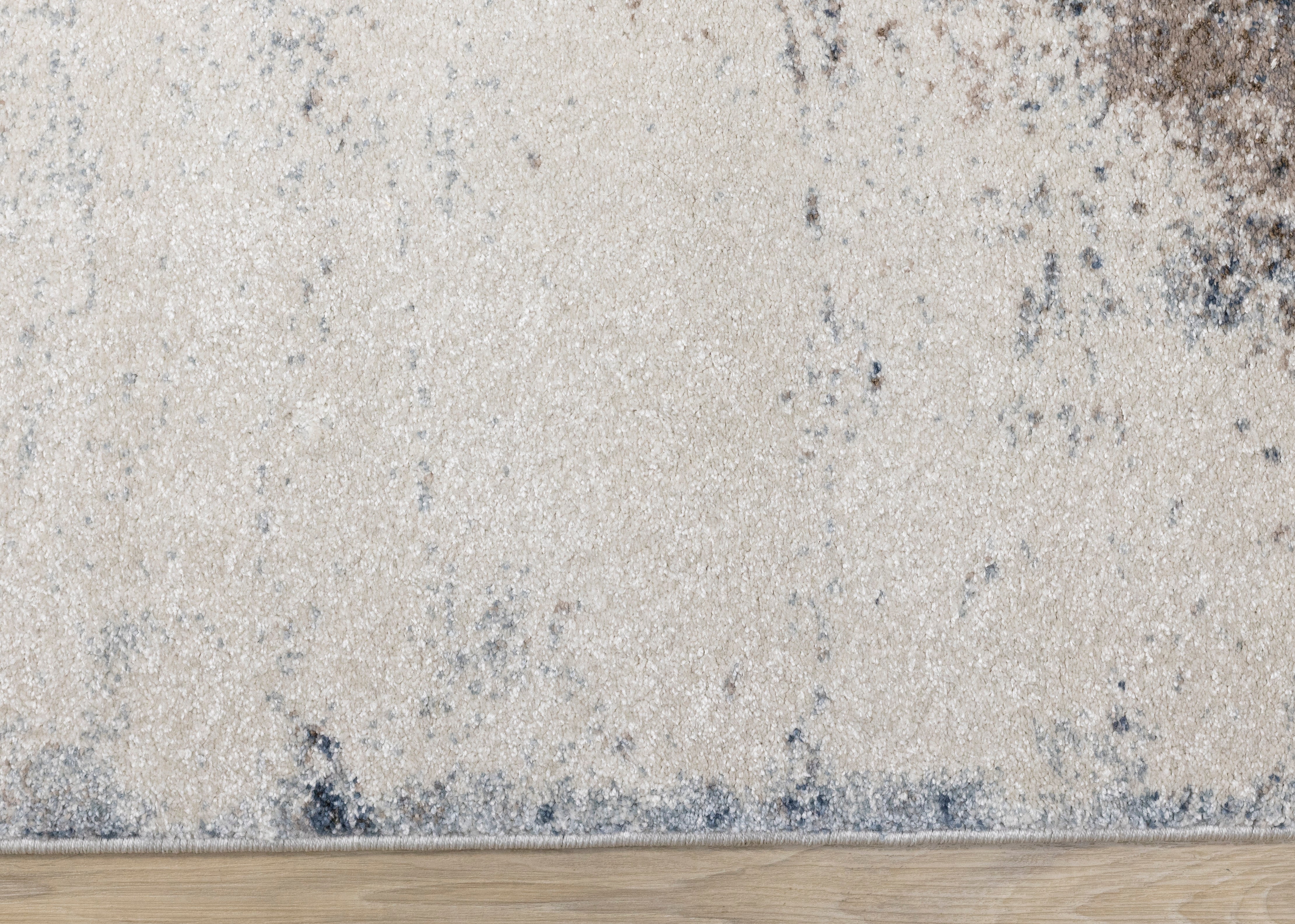 Breeze Cream Blue Brown Urban Rift Rug