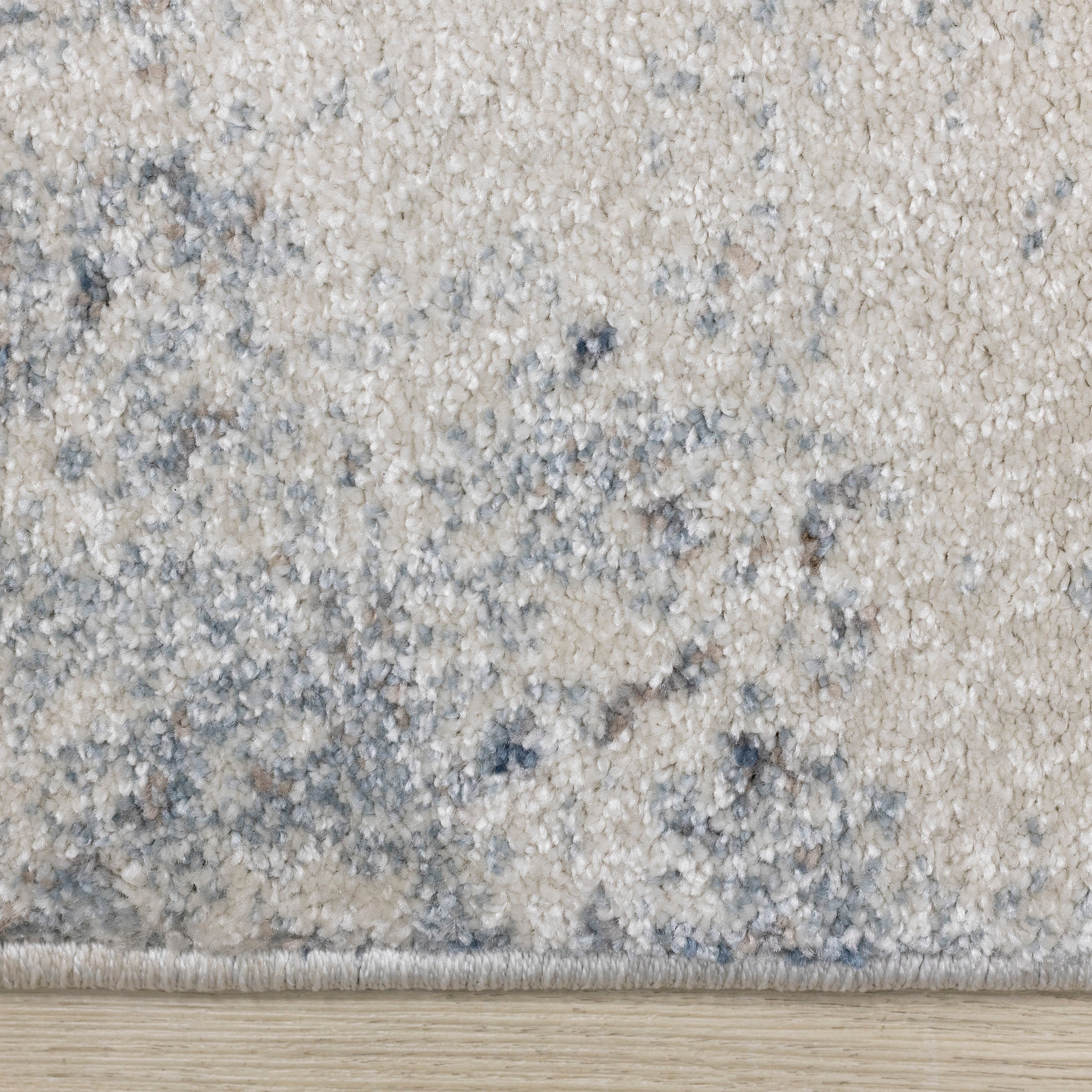 Breeze Cream Blue Brown Urban Rift Rug