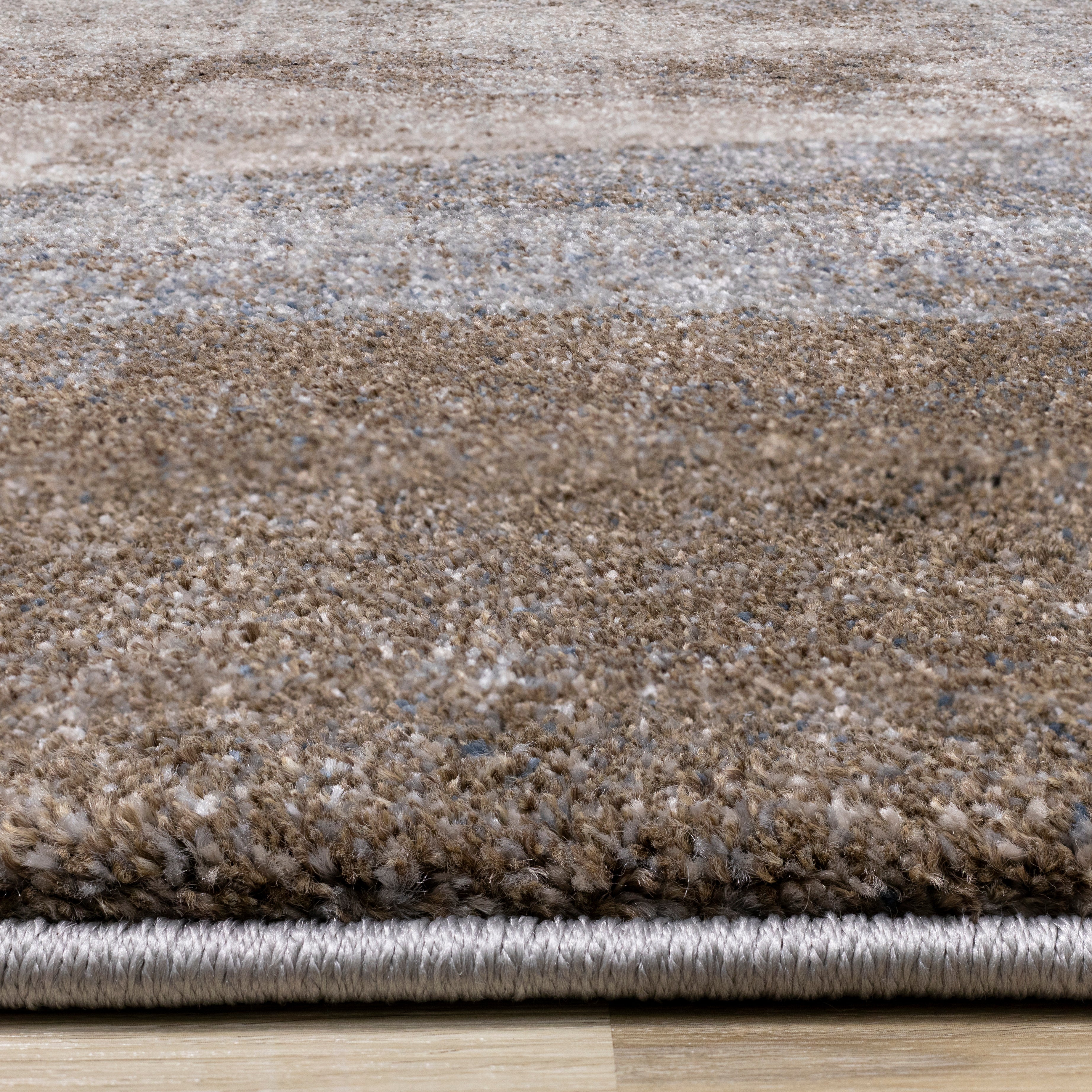 Breeze Cream Brown Grey Robust Triangle Rug