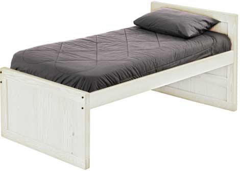Captain's Bed, Full, 39" Headboard and 26" Footboard By Crate Designs. 4411