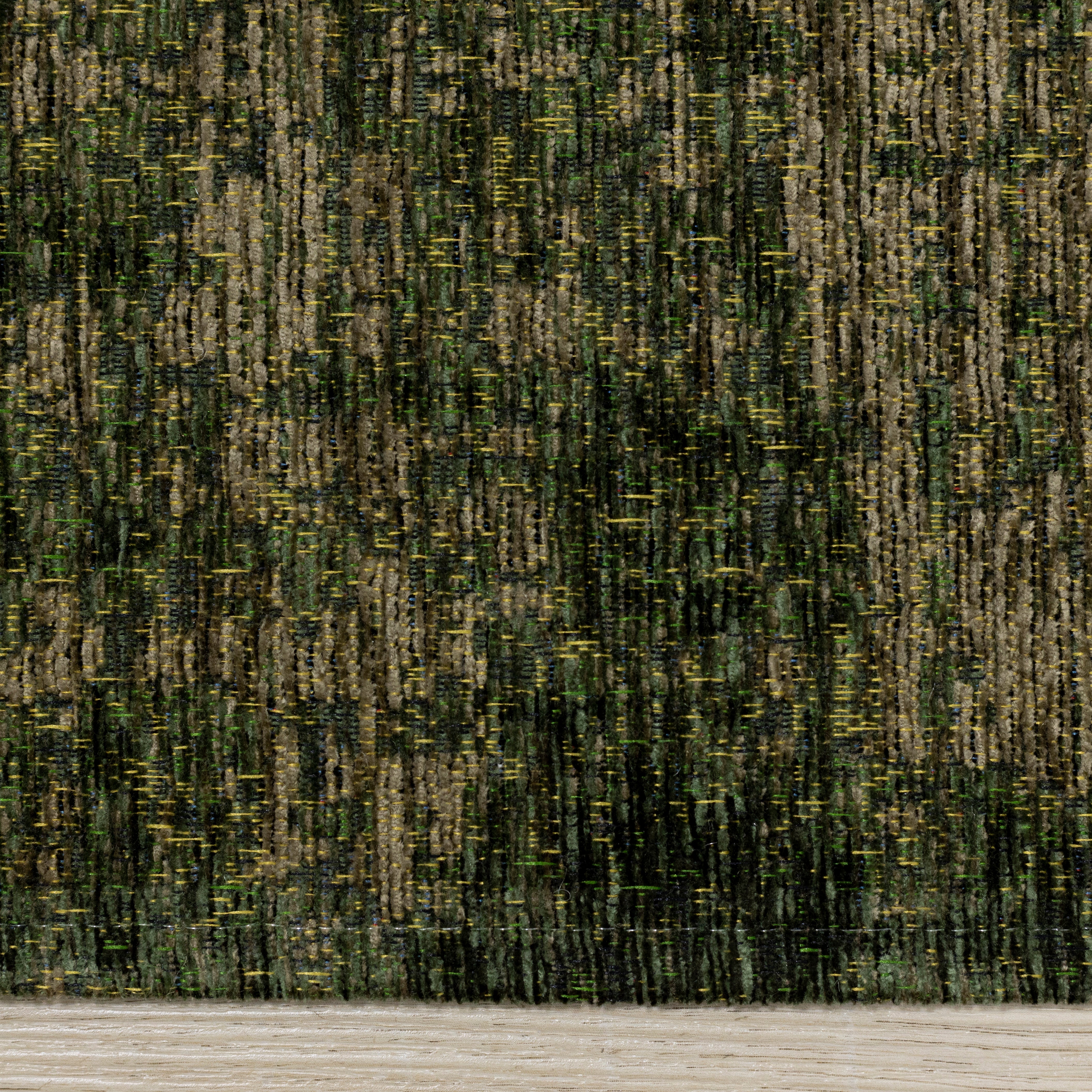 Cathedral Green Tree Bark Rug