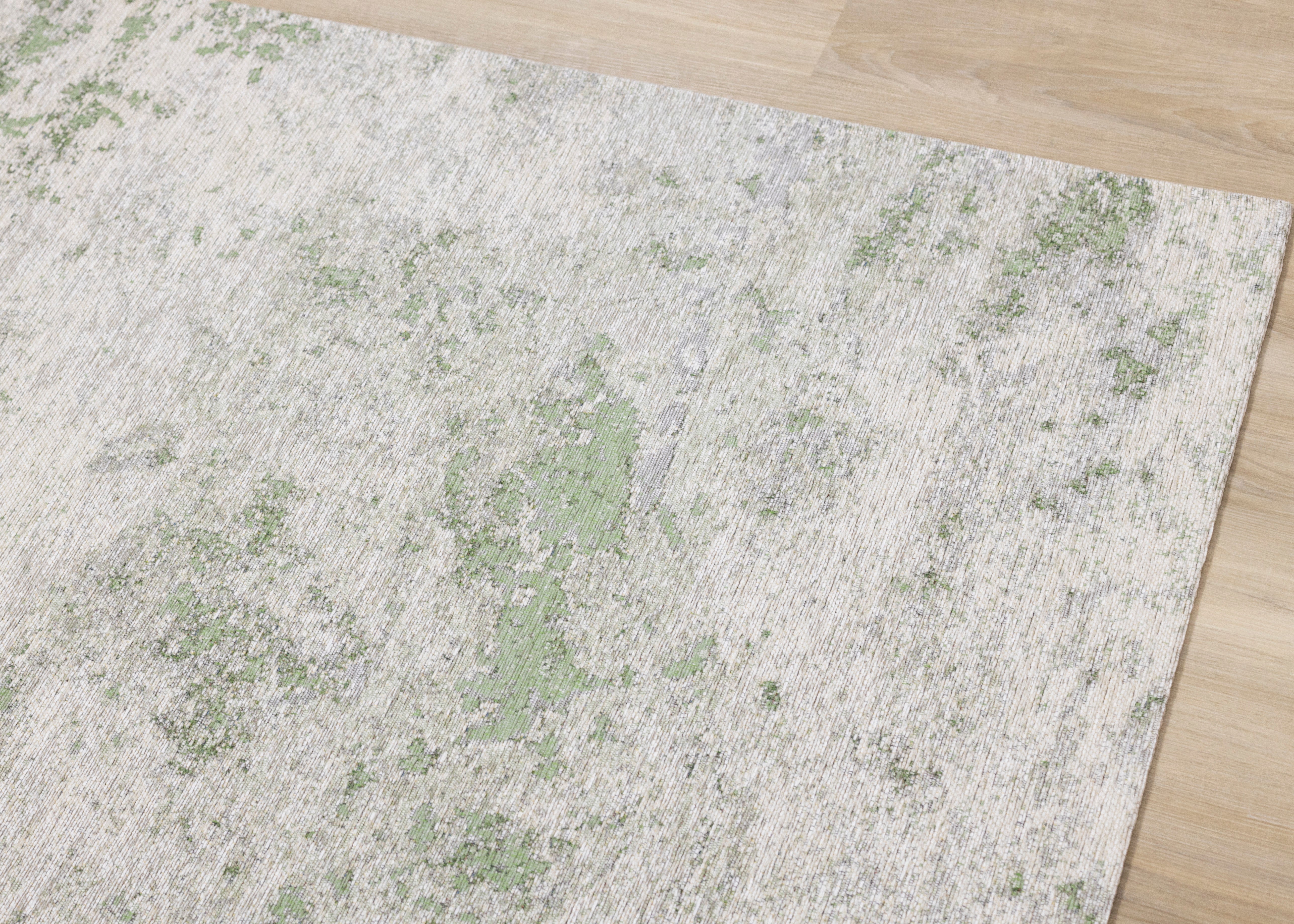 Cathedral Green Grey Cream Marble Rug