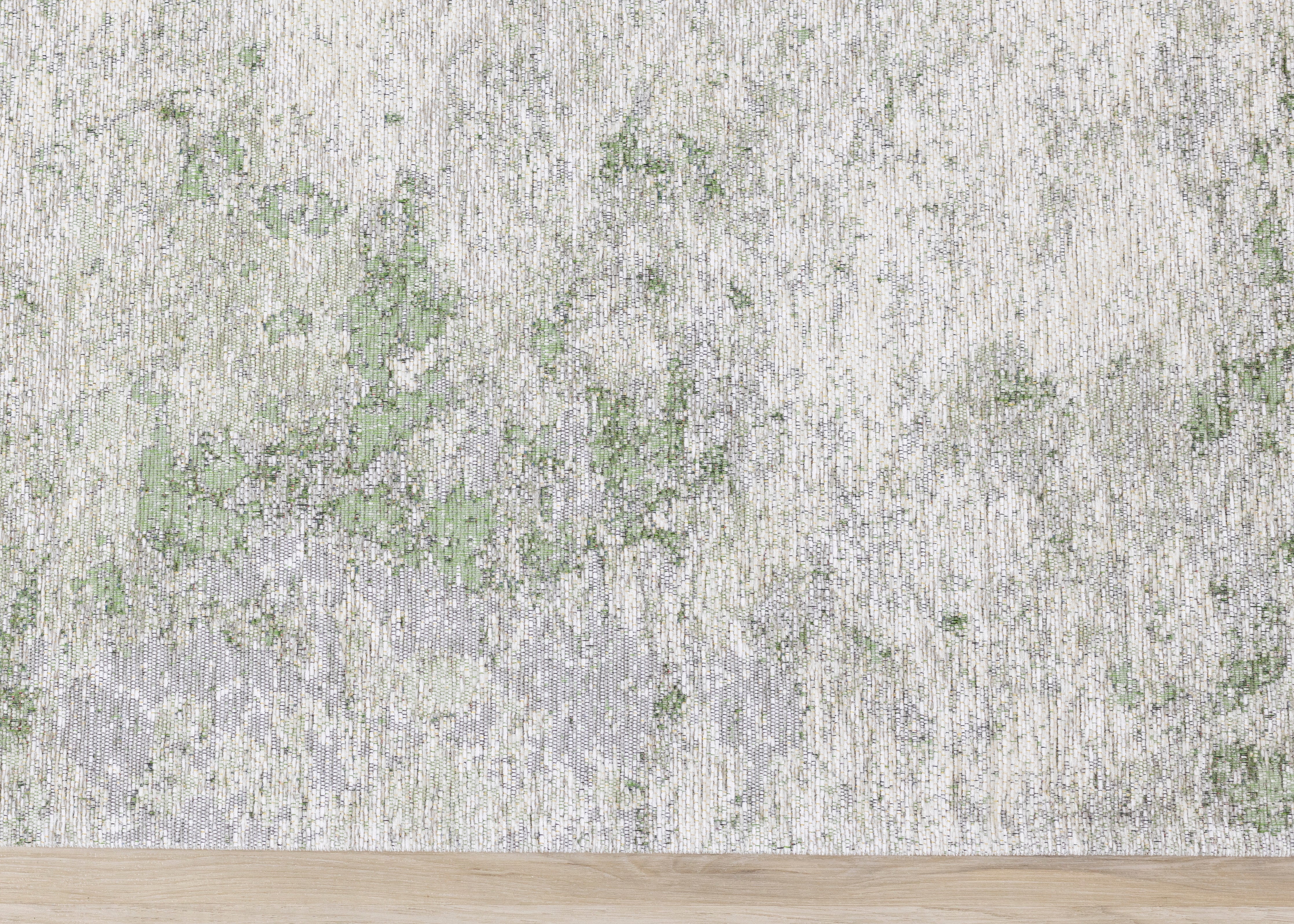 Cathedral Green Grey Cream Marble Rug