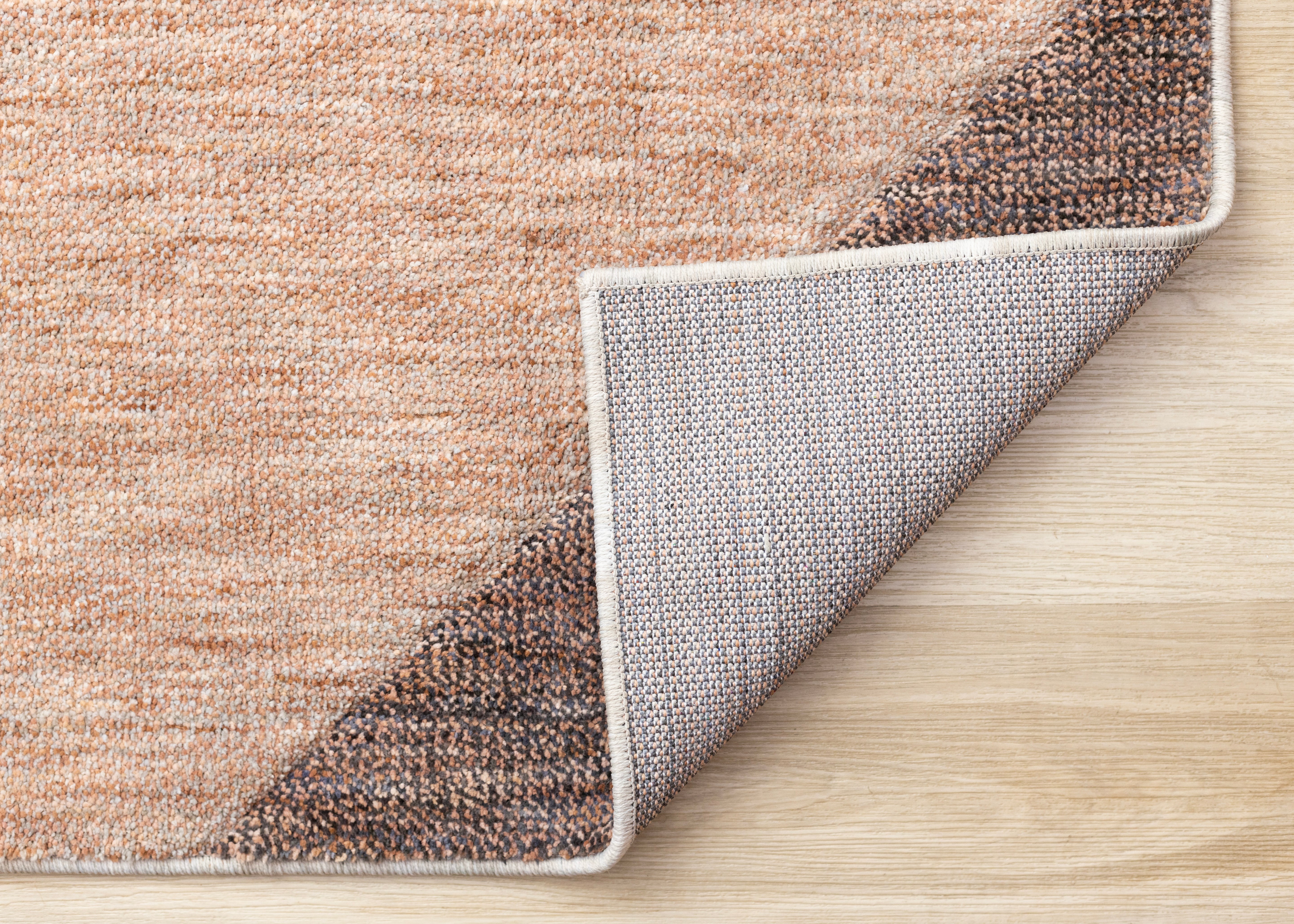 Cora Pink Taupe Geometric Design Rug
