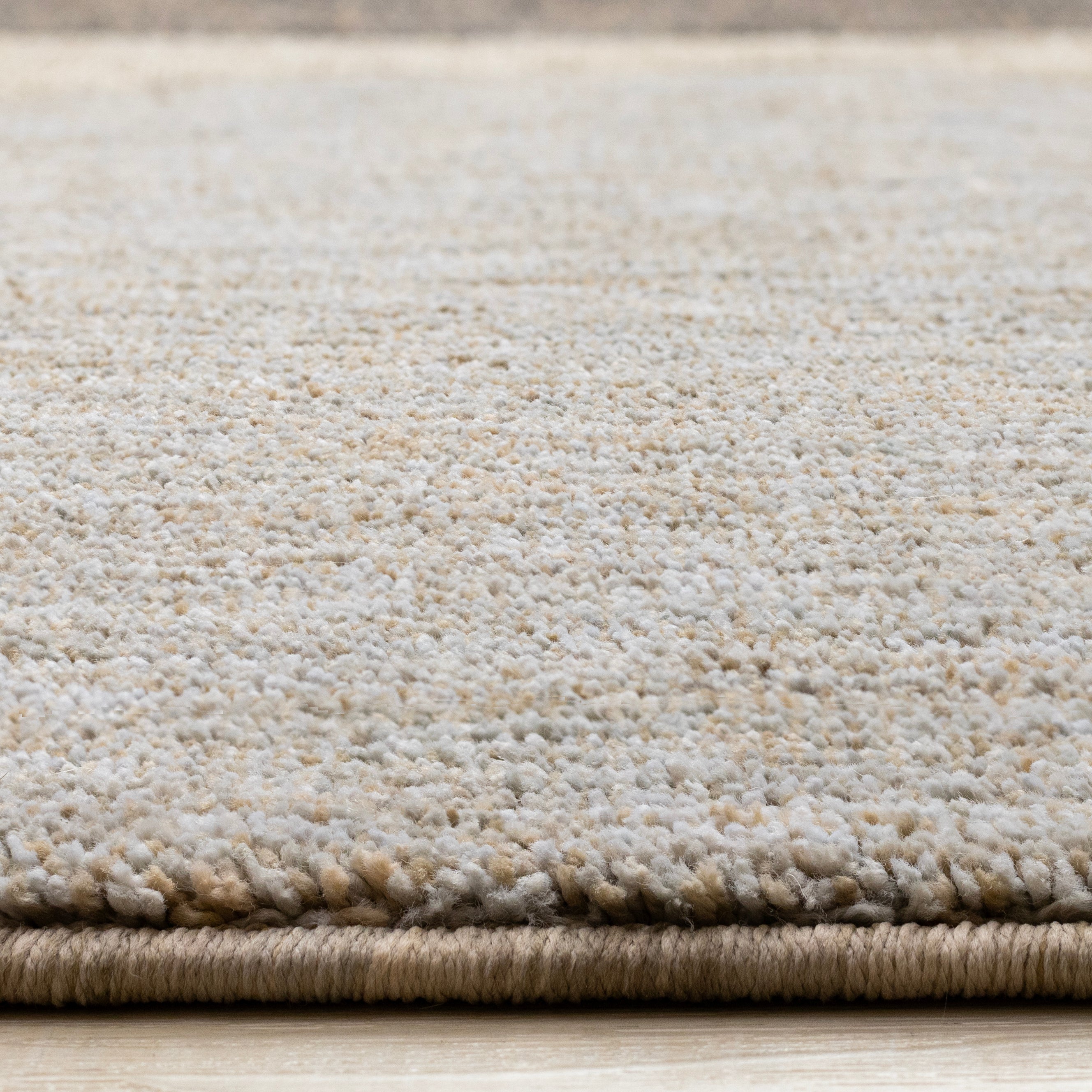 Cora Taupe Beige Grey Curvy Design Rug