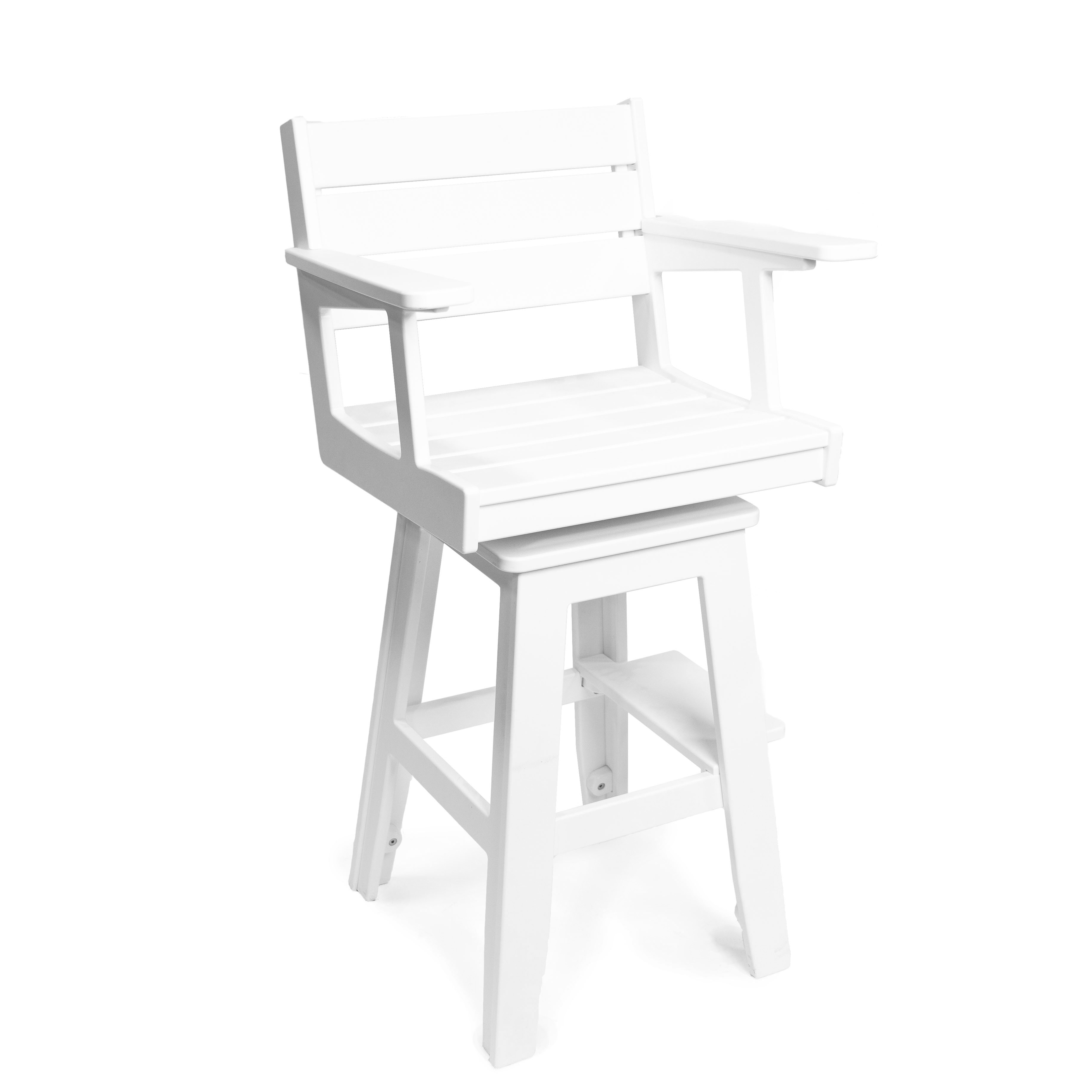 Pub Chair with Arms, Optional Swivel