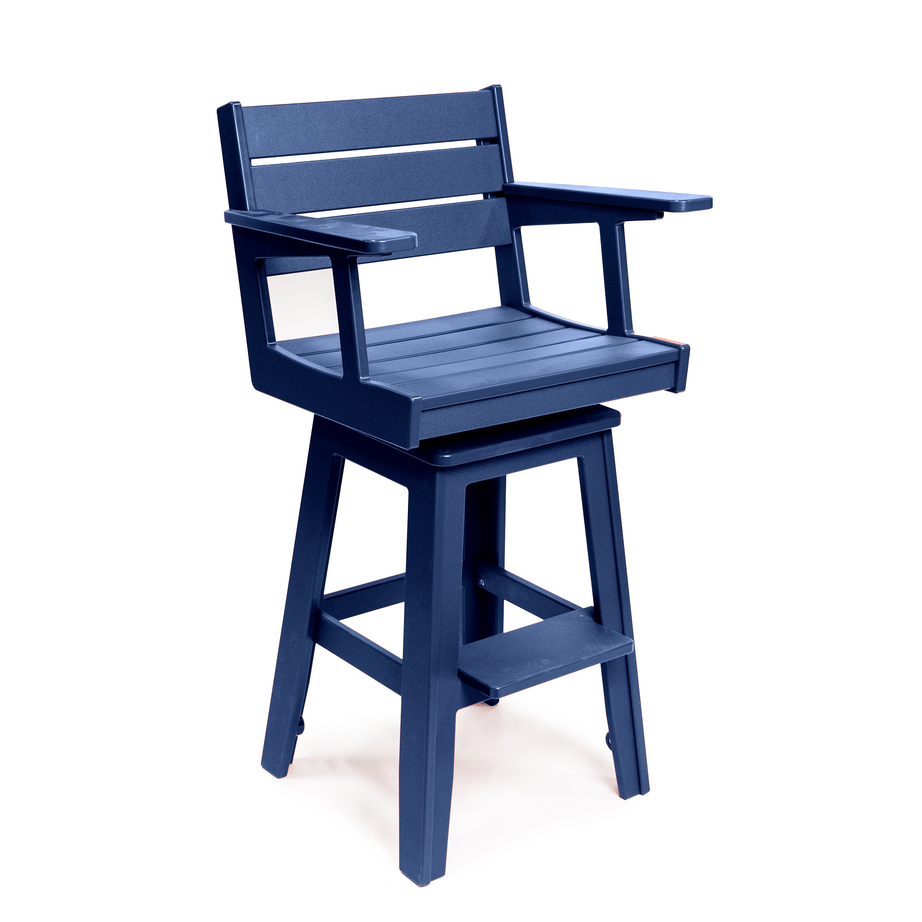 Pub Chair with Arms, Optional Swivel