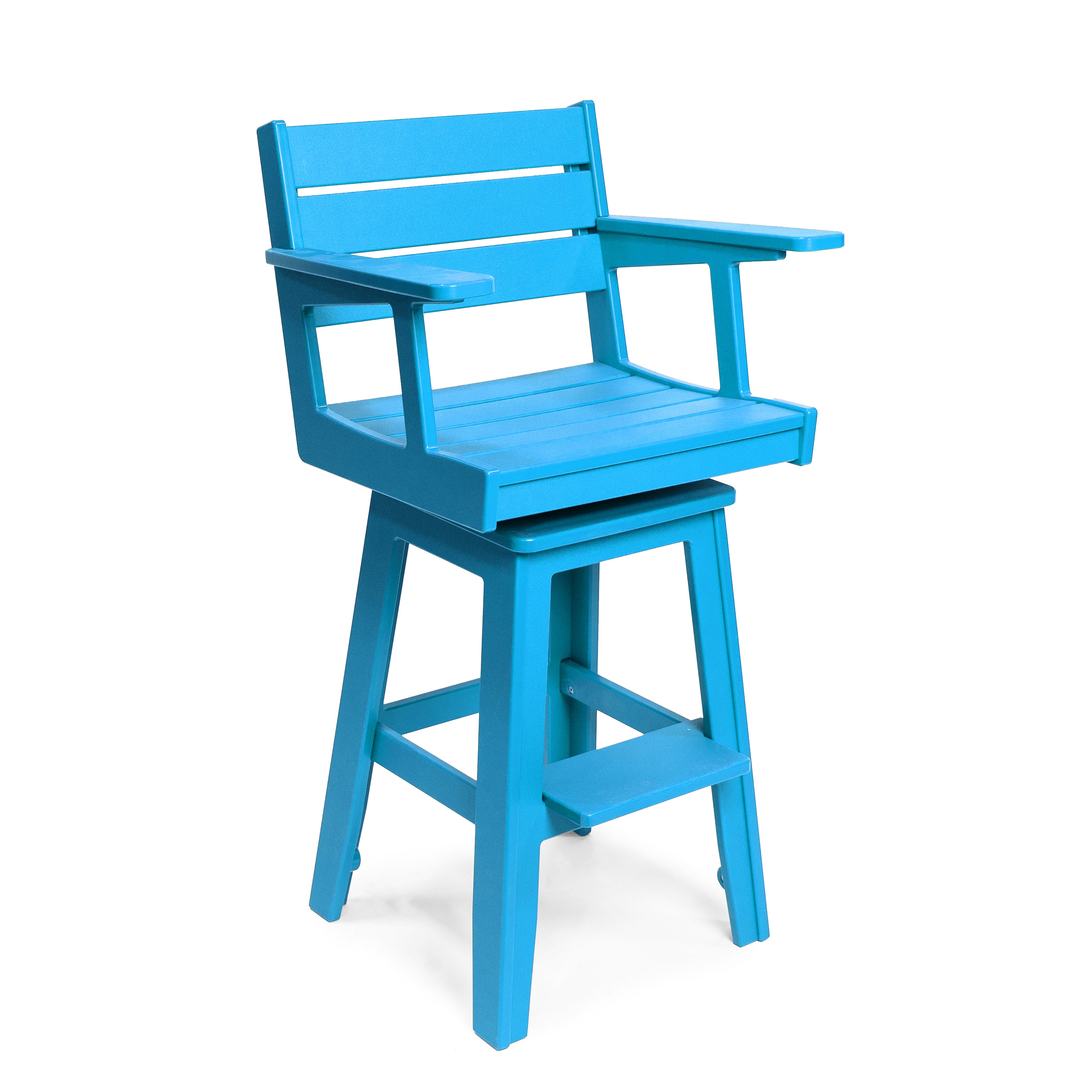 Pub Chair with Arms, Optional Swivel