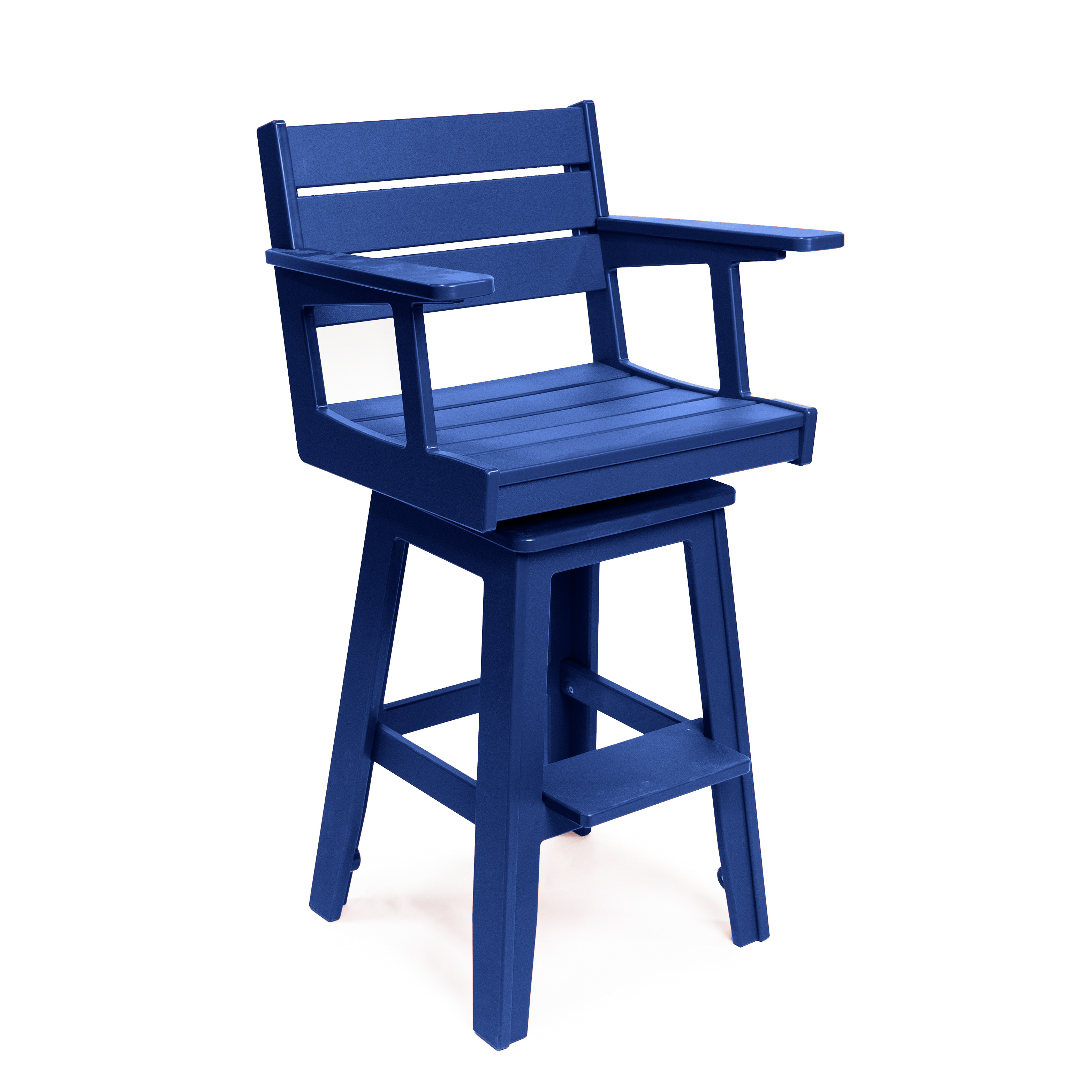 Pub Chair with Arms, Optional Swivel