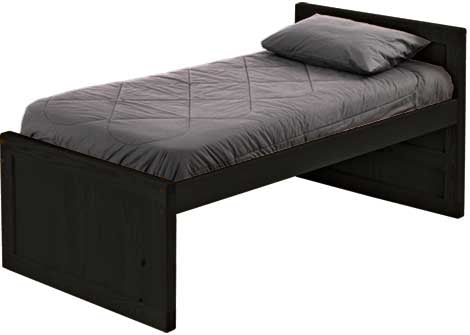 Captain's Bed, Full, 39" Headboard and 26" Footboard By Crate Designs. 4411