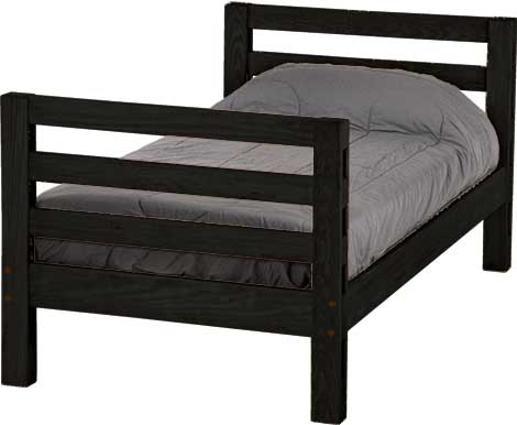 Ladder Lower Bed, Twin, By Crate Designs. 4205