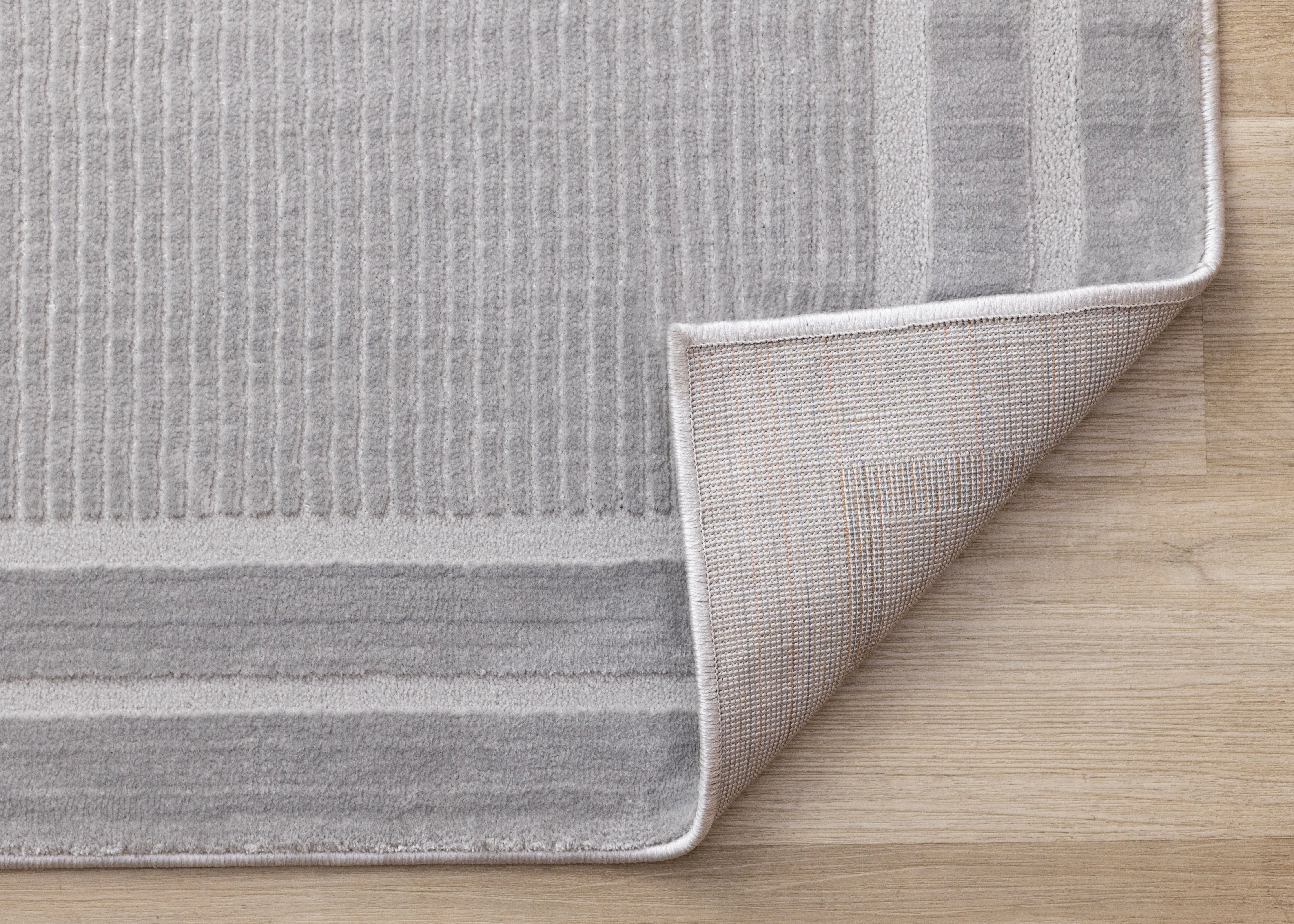 Ellington Grey Border Rug
