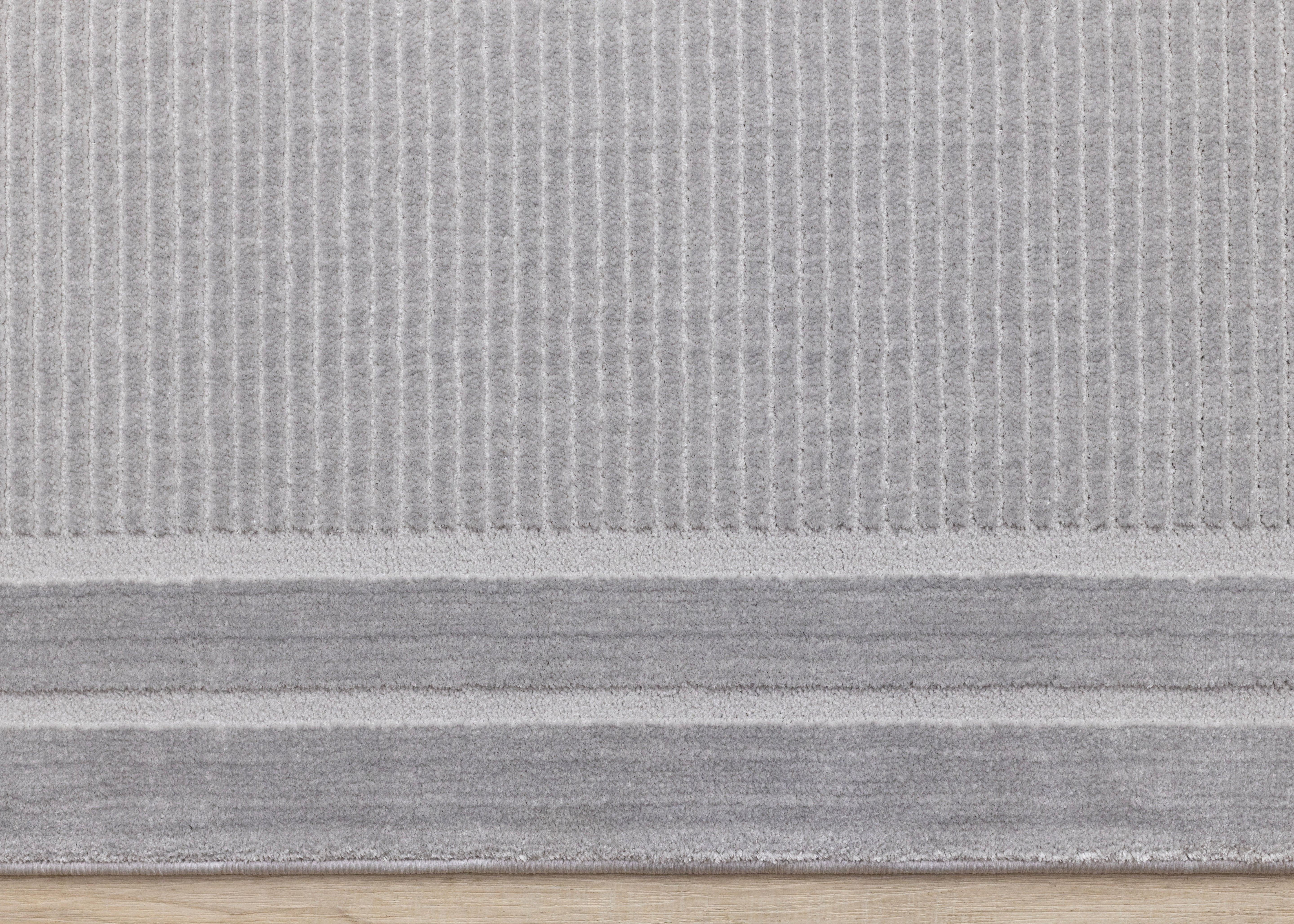 Ellington Grey Border Rug