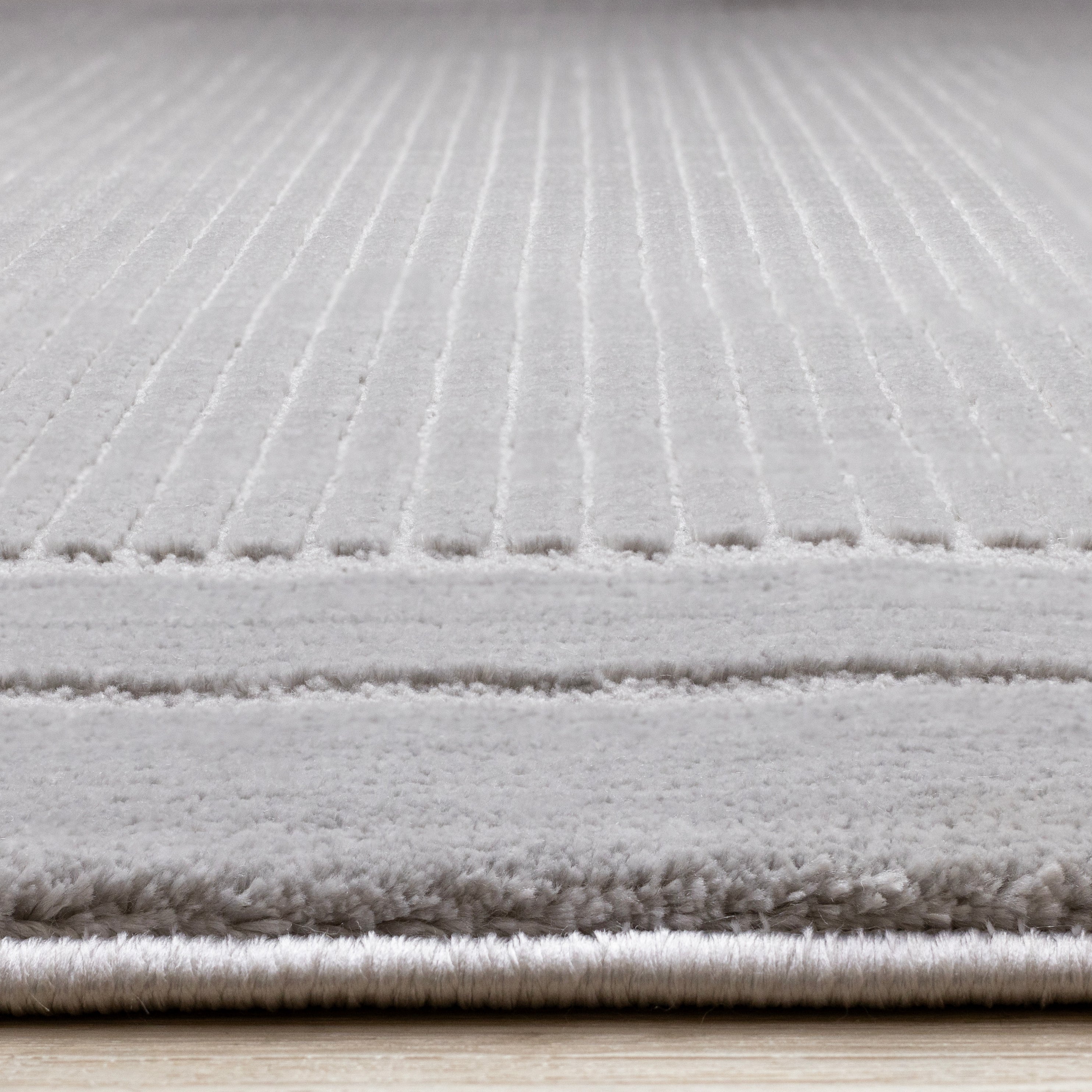 Ellington Grey Border Rug