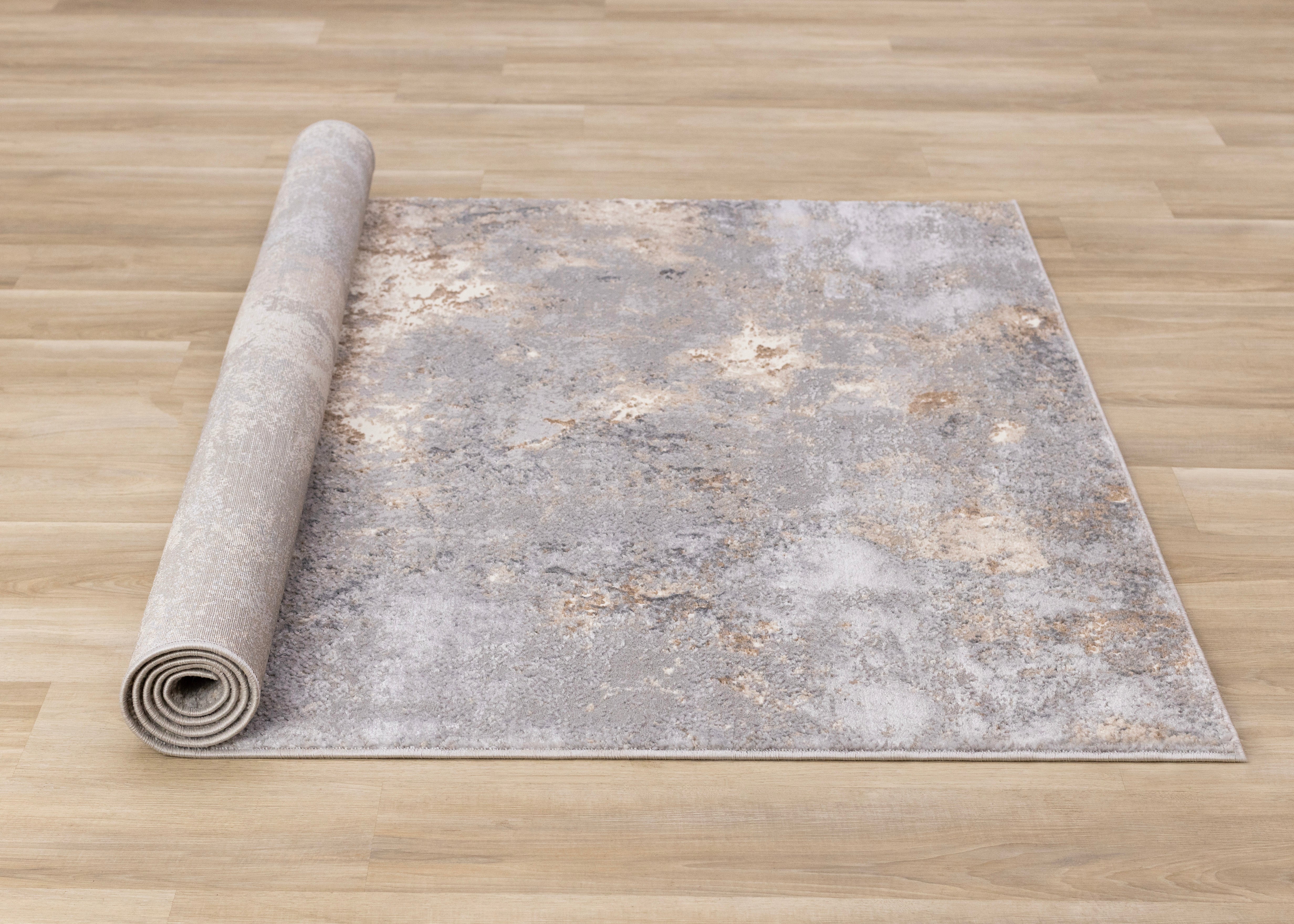 Emory Taupe White Brown Granite Rug