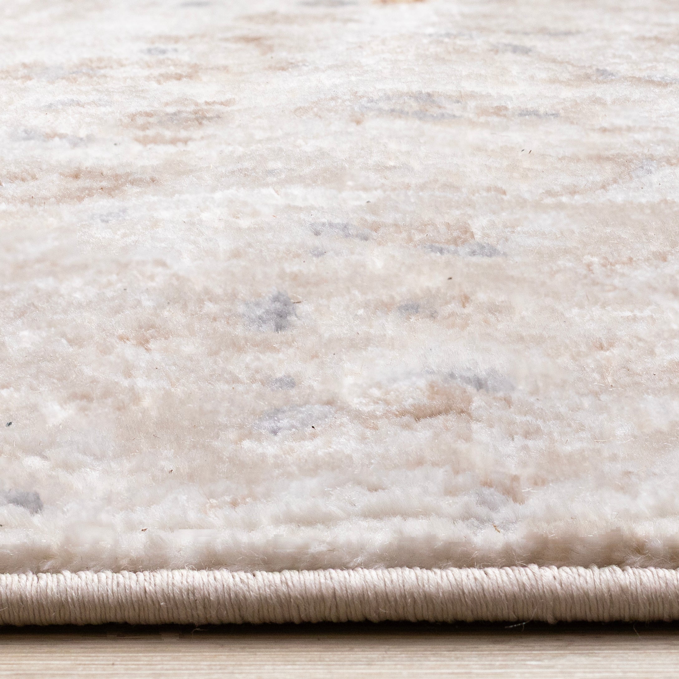 Emory Beige White Grey Elegant Classic Rug