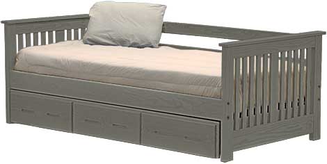 Shaker Bed with Drawers, Twin, By Crate Designs. 43717