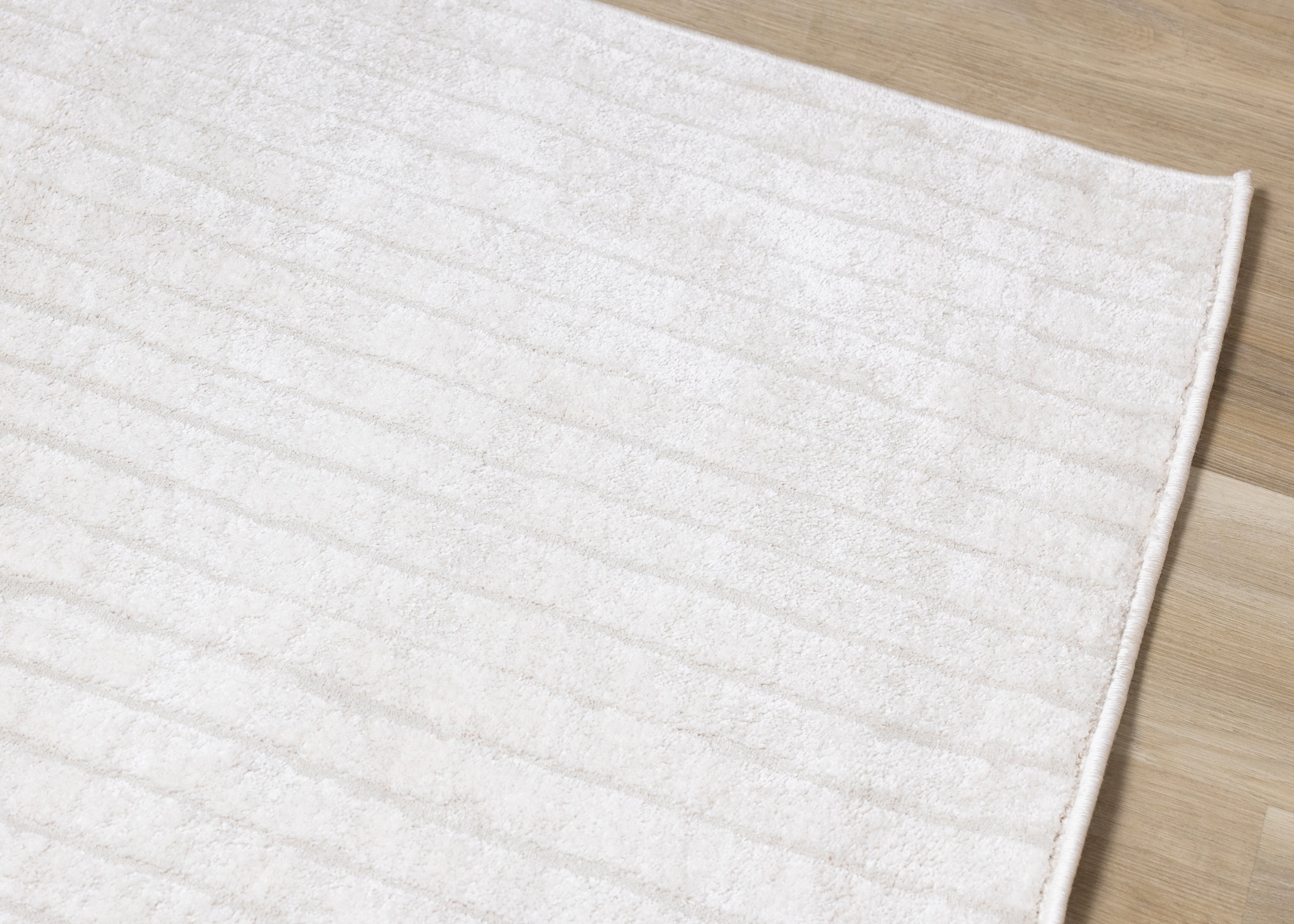 Hayden Light Cream Modern Lines Rug