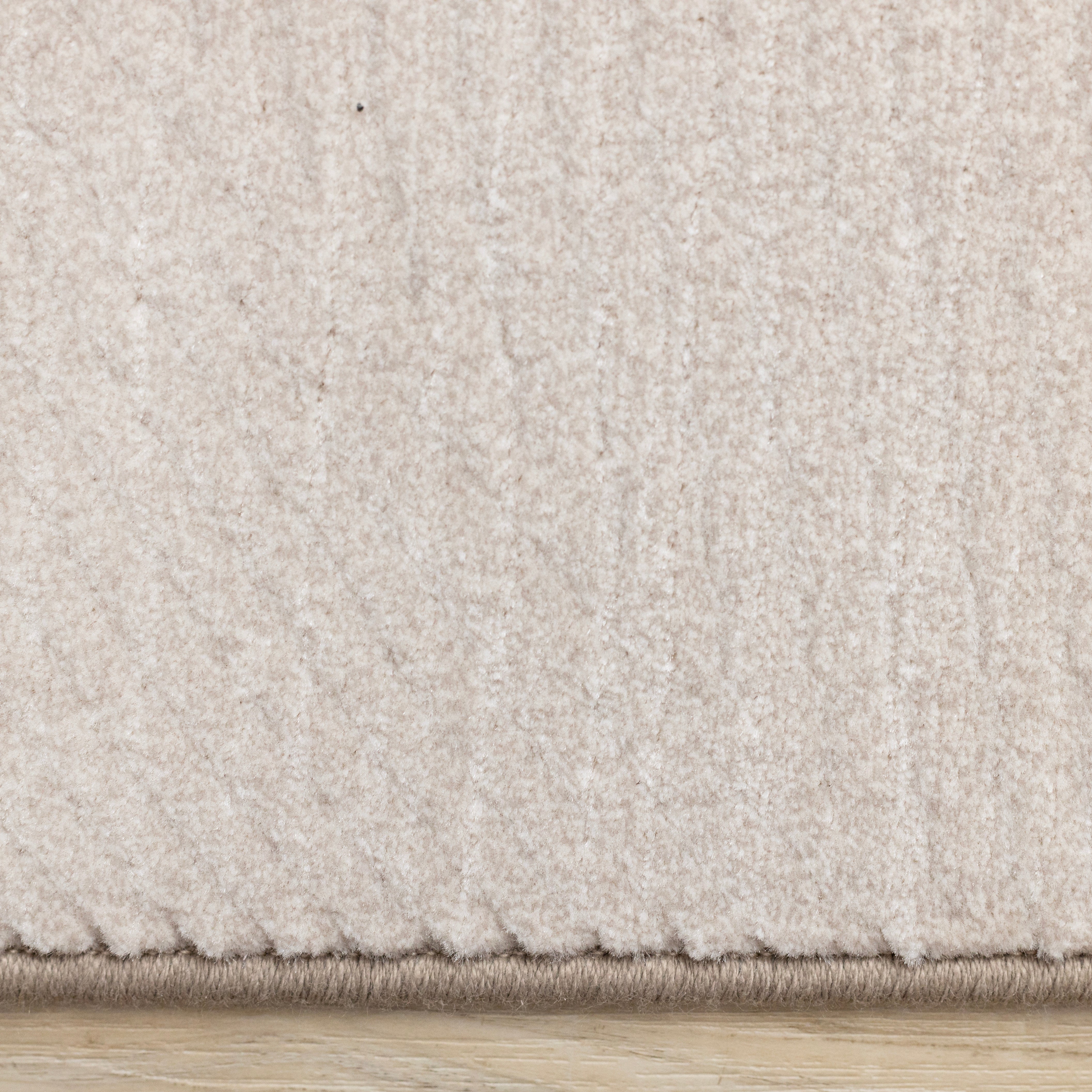 Himalaya Taupe Striped Geometric Shapes Rug