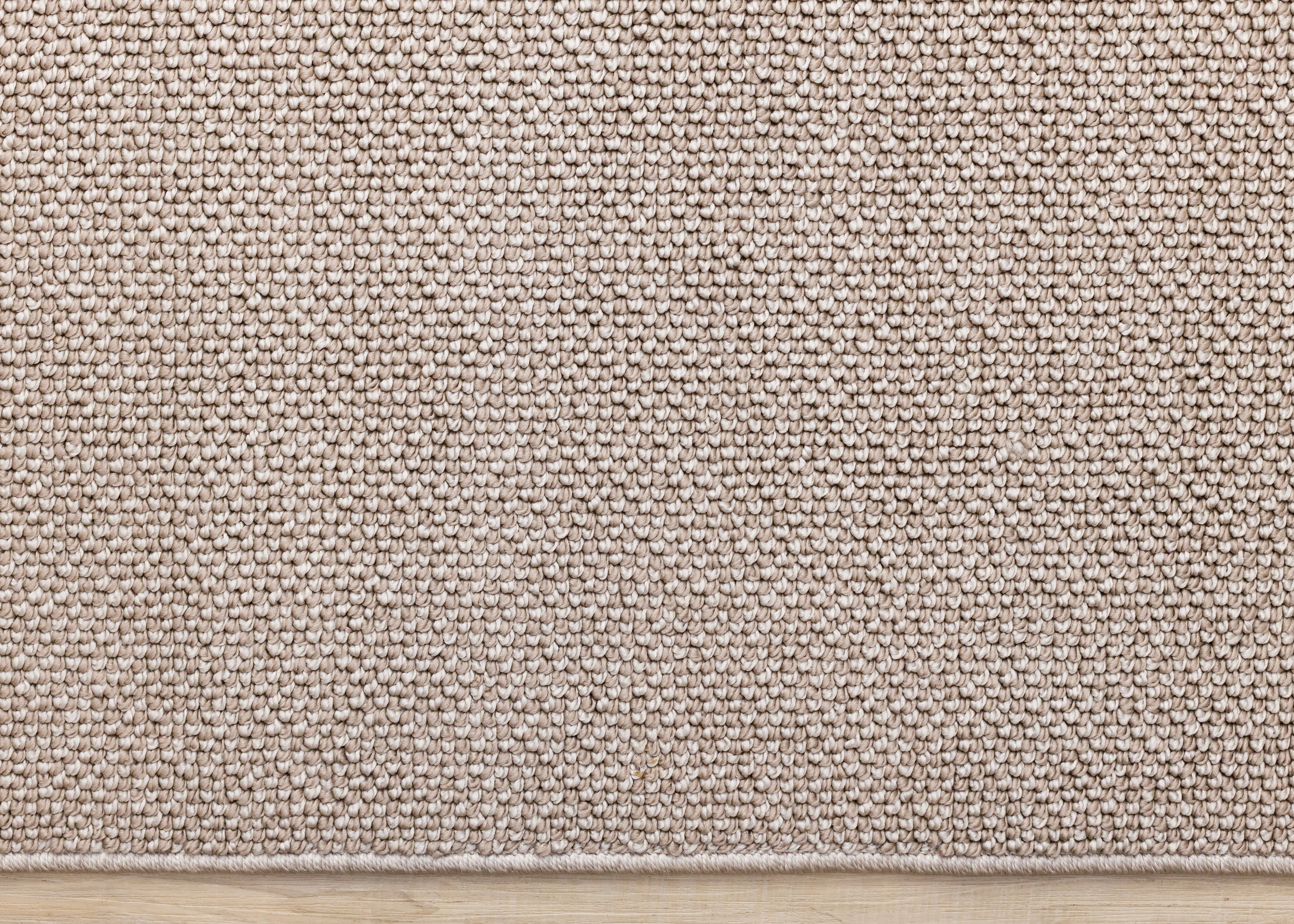 Inga Taupe White High Loop Texture Rug