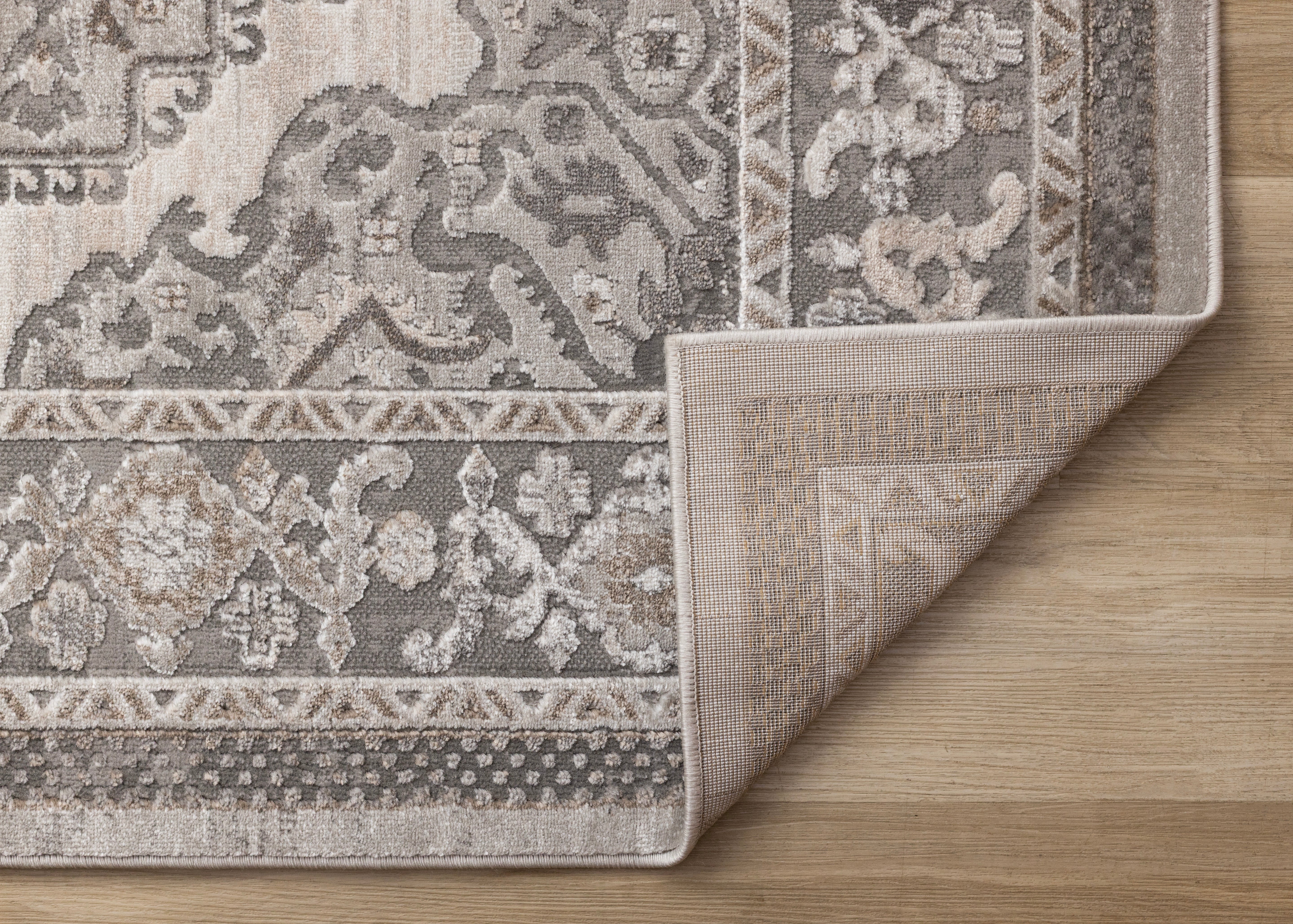 Legacy Taupe White Grey Beige Classic Elegant Rug