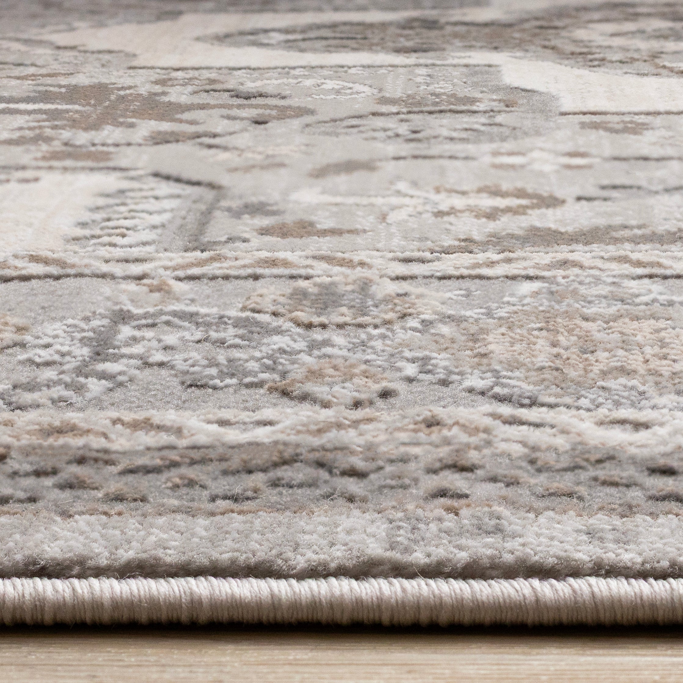 Legacy Taupe White Grey Beige Classic Elegant Rug