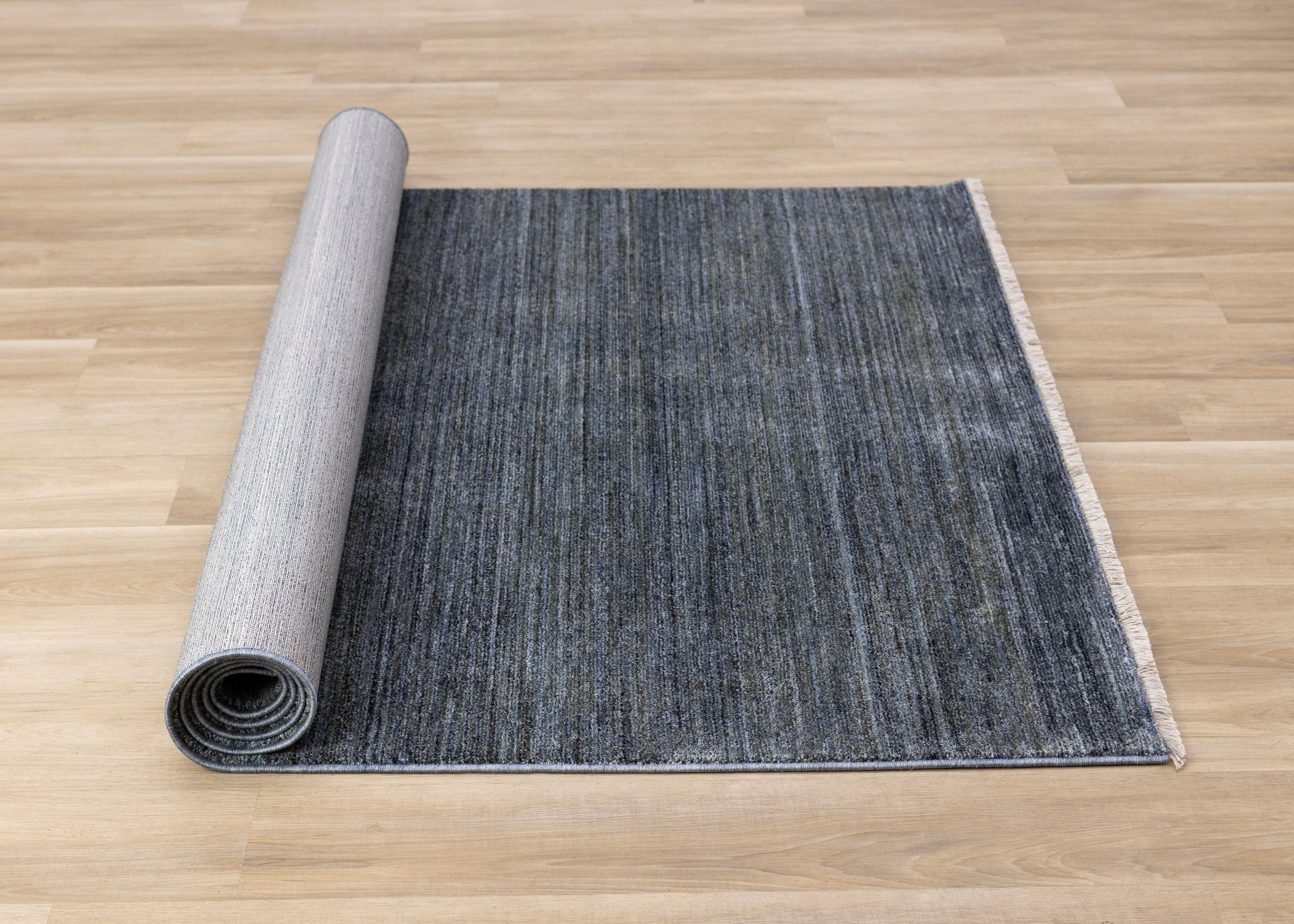 Marisa Blue Grey Subtle Distressed Rug