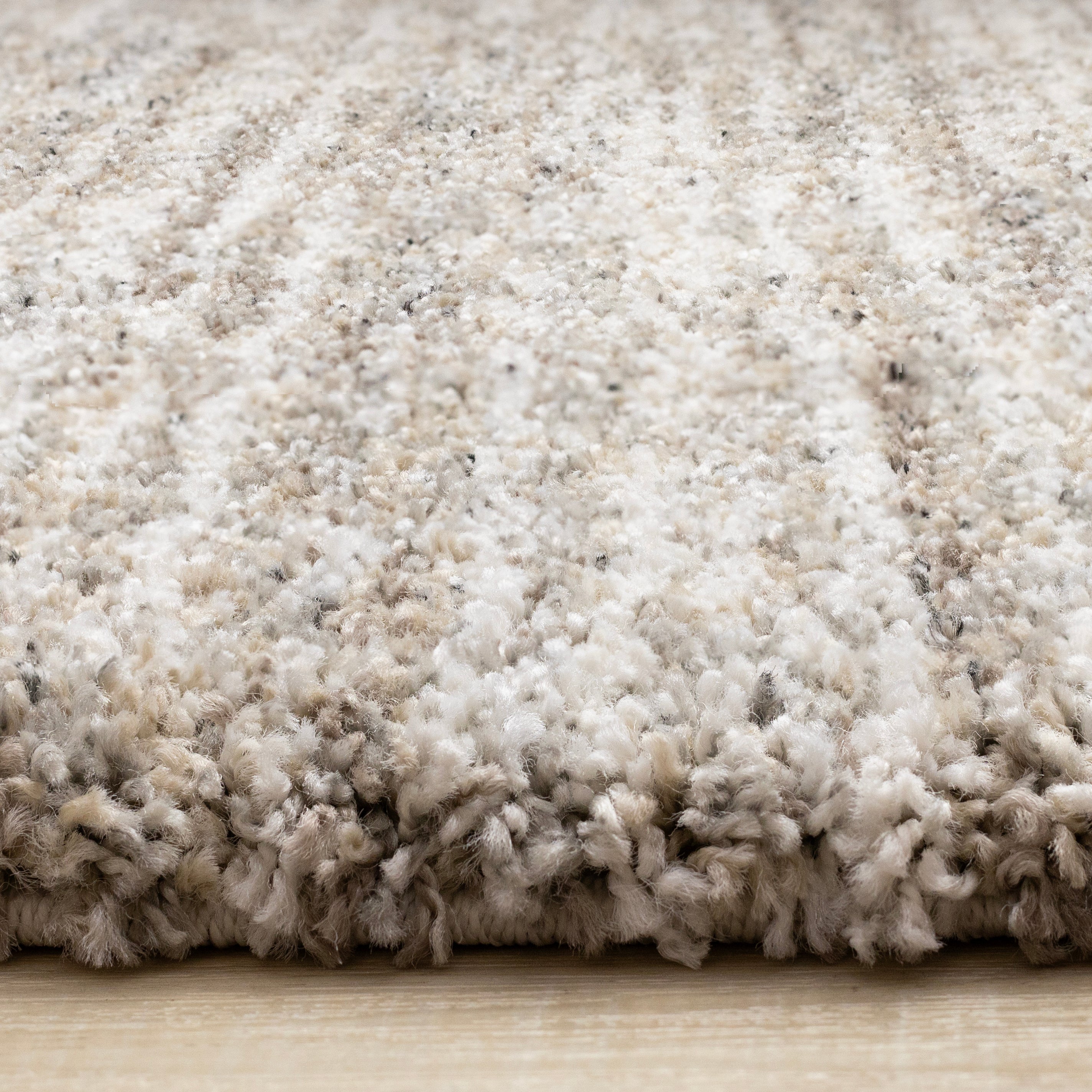 Marquis Grey White Brown Distressed Rug