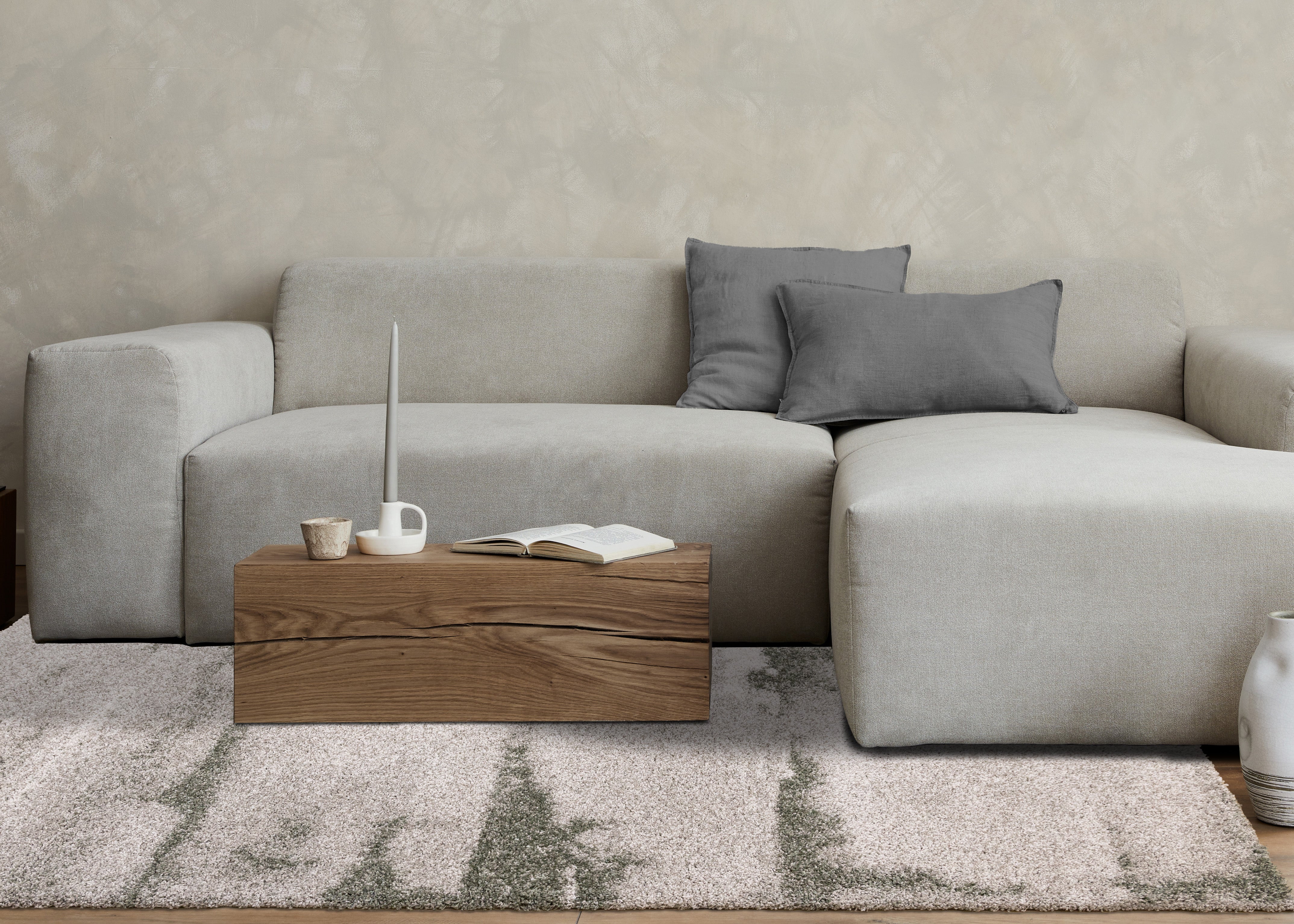 Mora Grey Green Moody Sky Rug