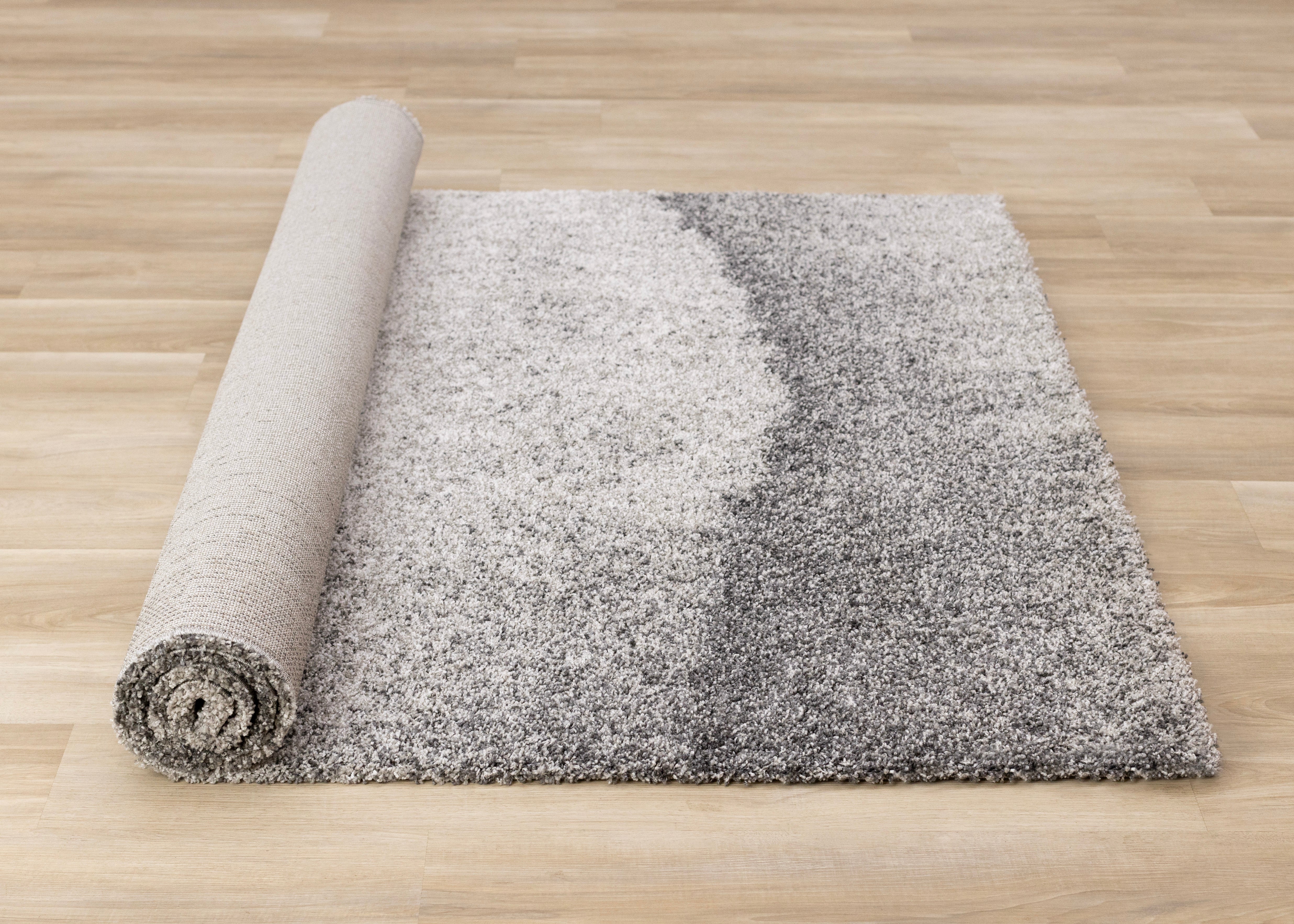 Mora Grey White Sand Banks Rug