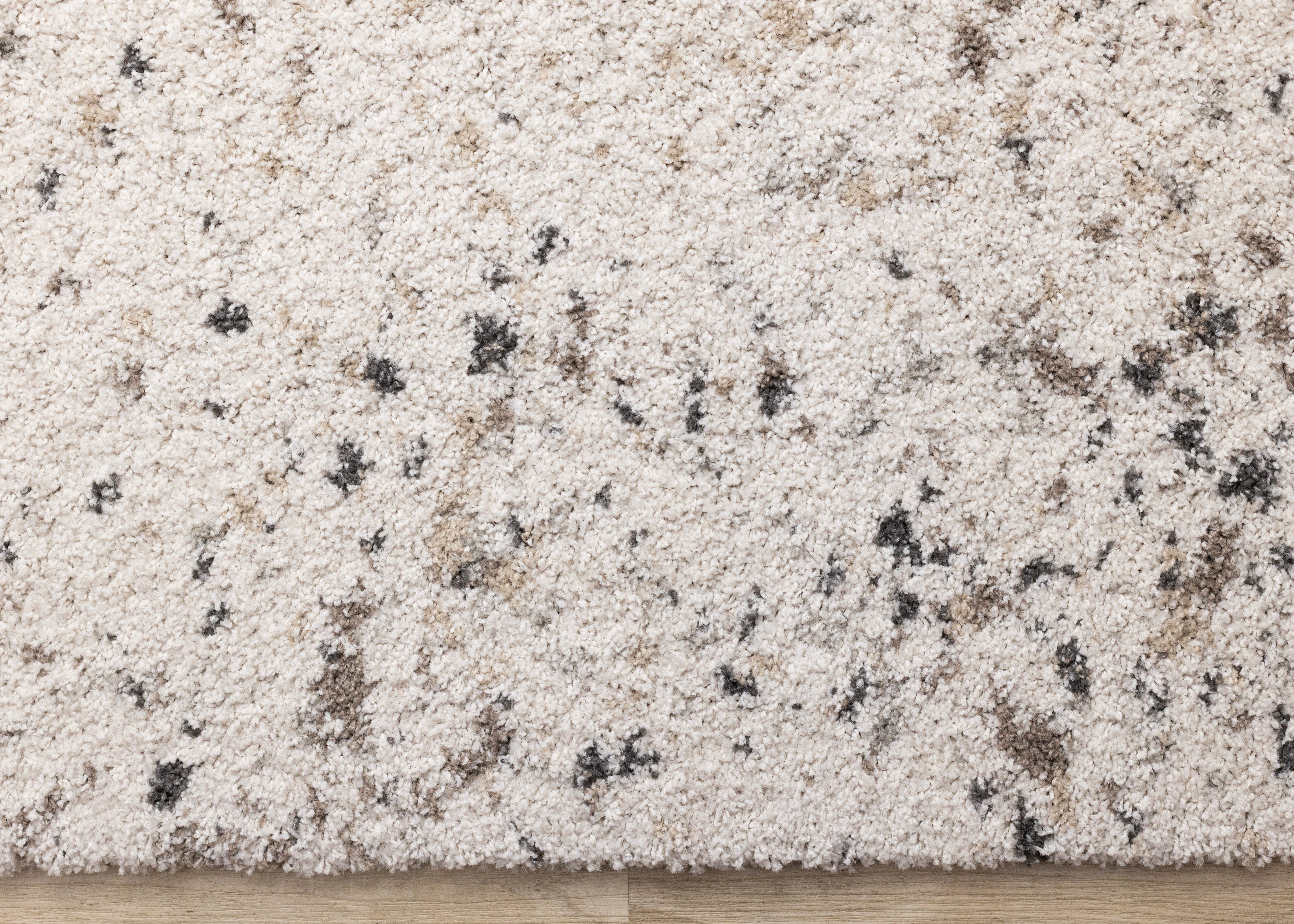 Mora White Grey Black Speckled Rug