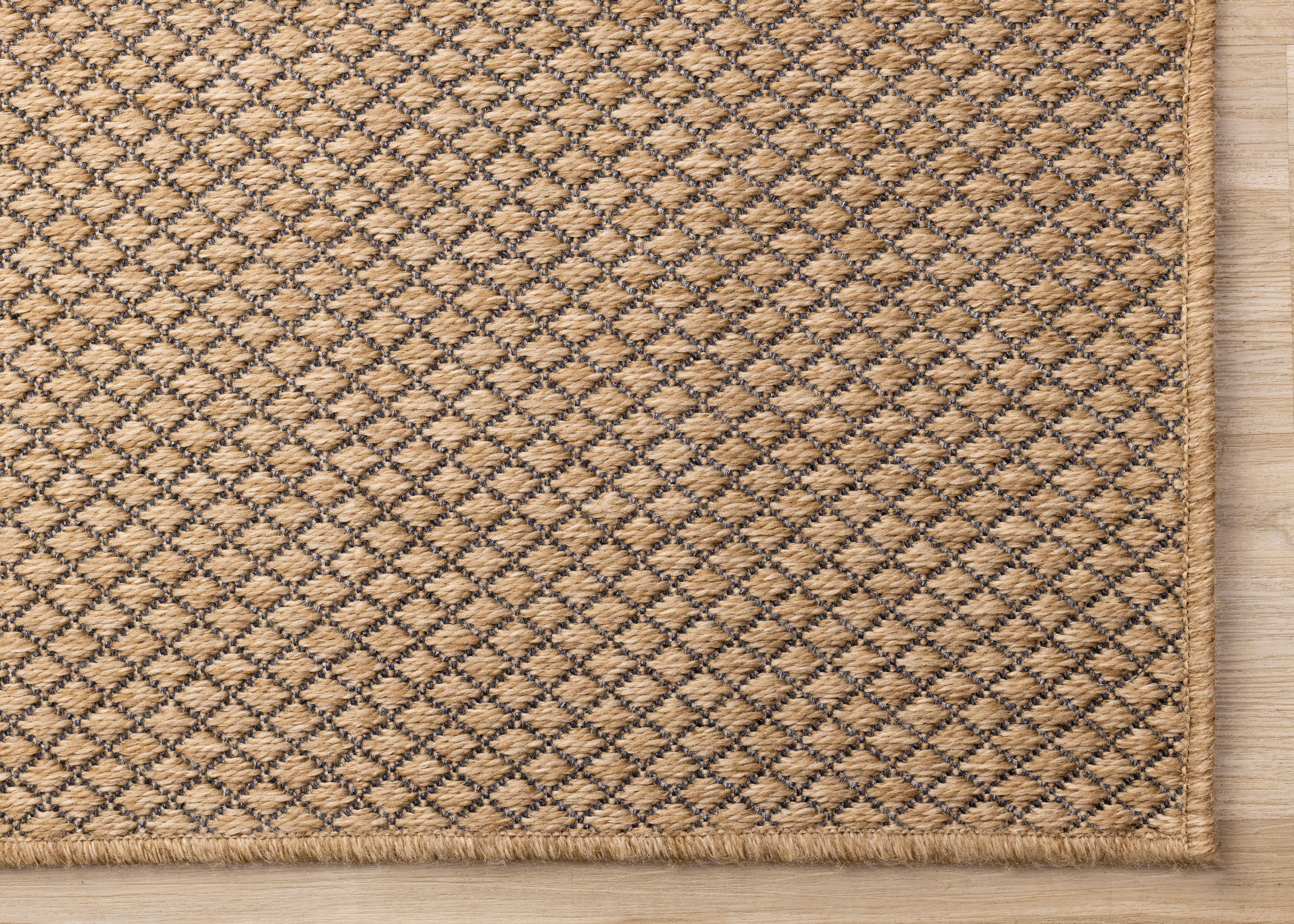 Novah Brown Black Trellis Design Rug