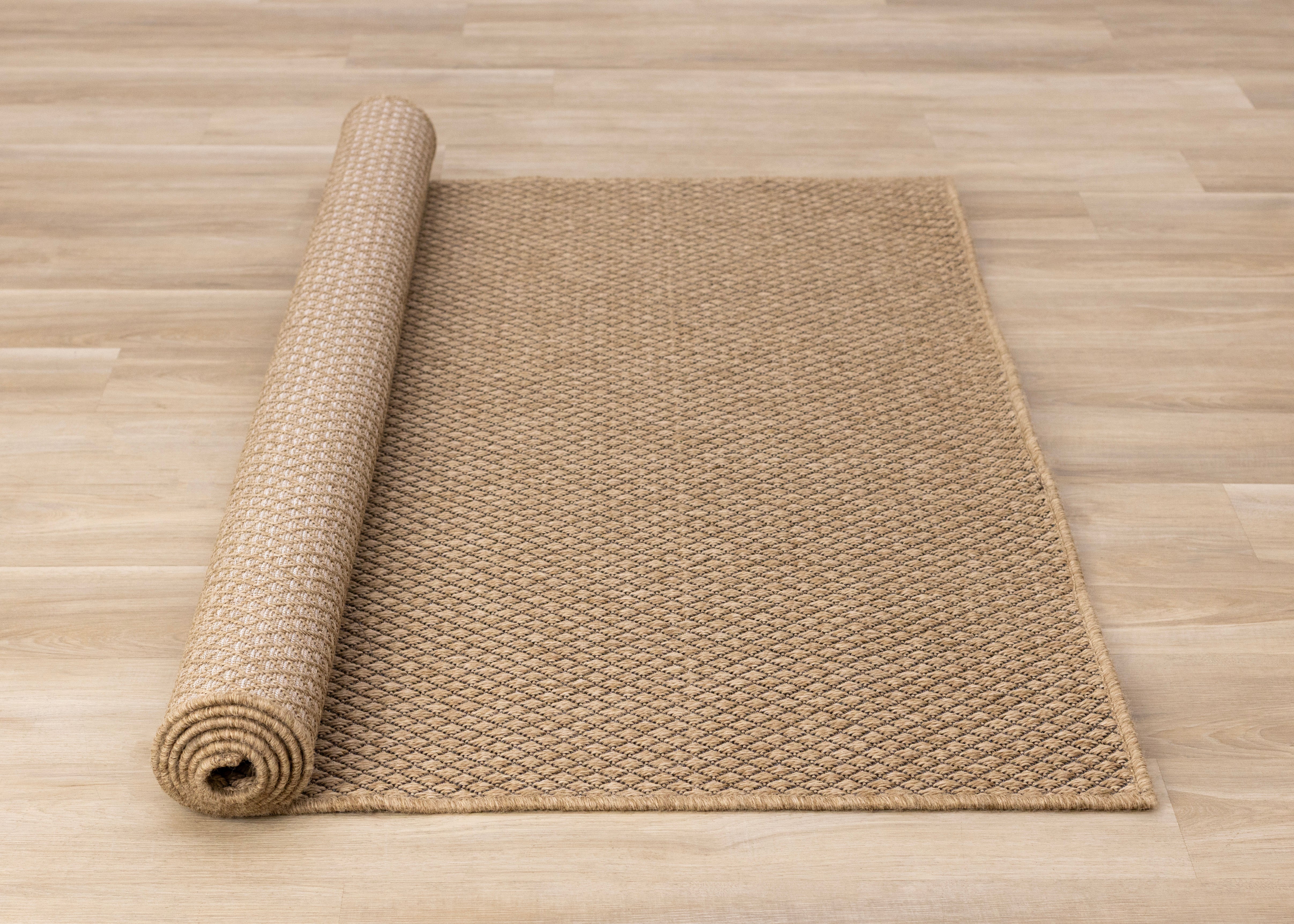 Novah Brown Black Trellis Design Rug