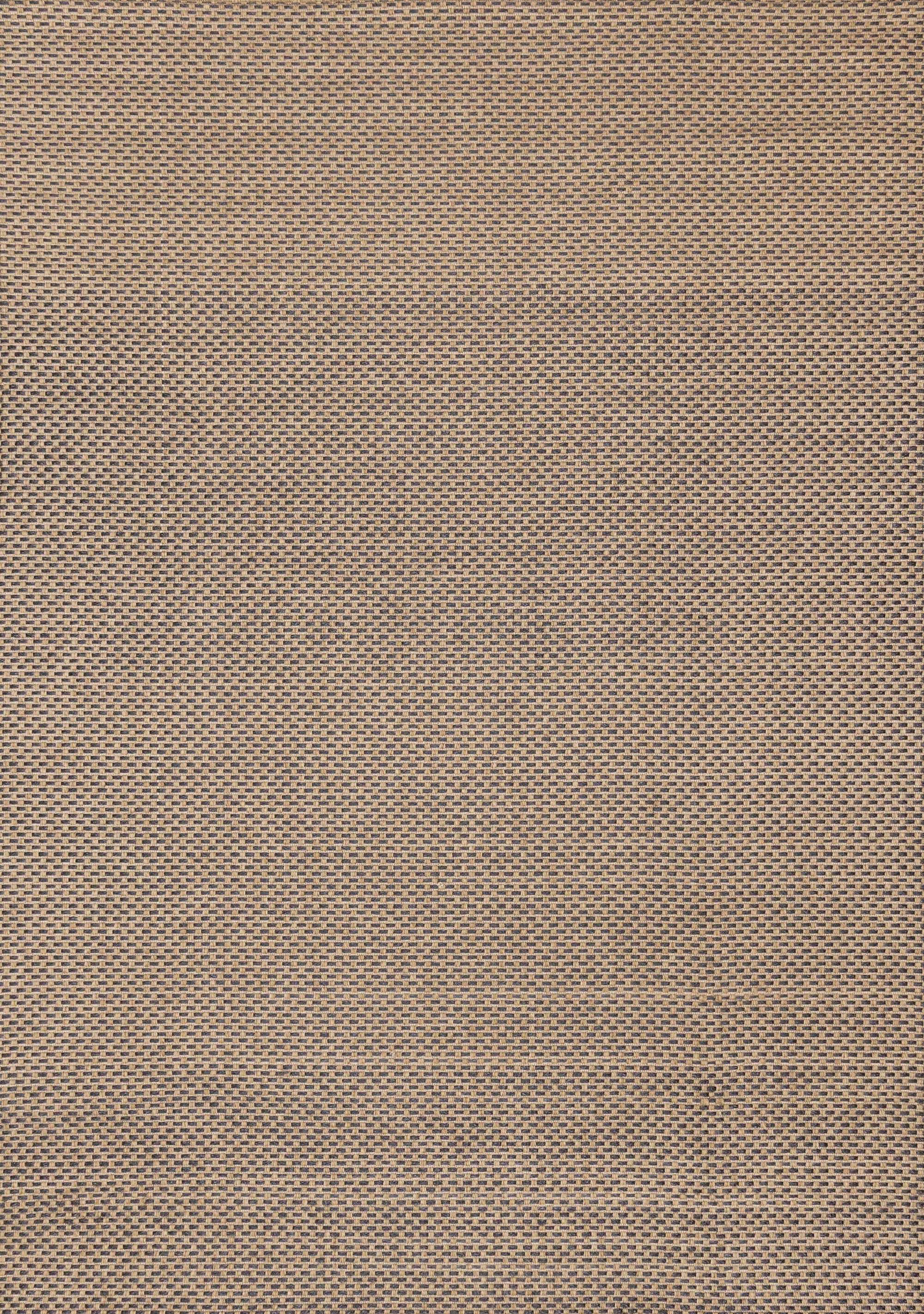 Novah Brown Black Geometric Flatweave Design Rug
