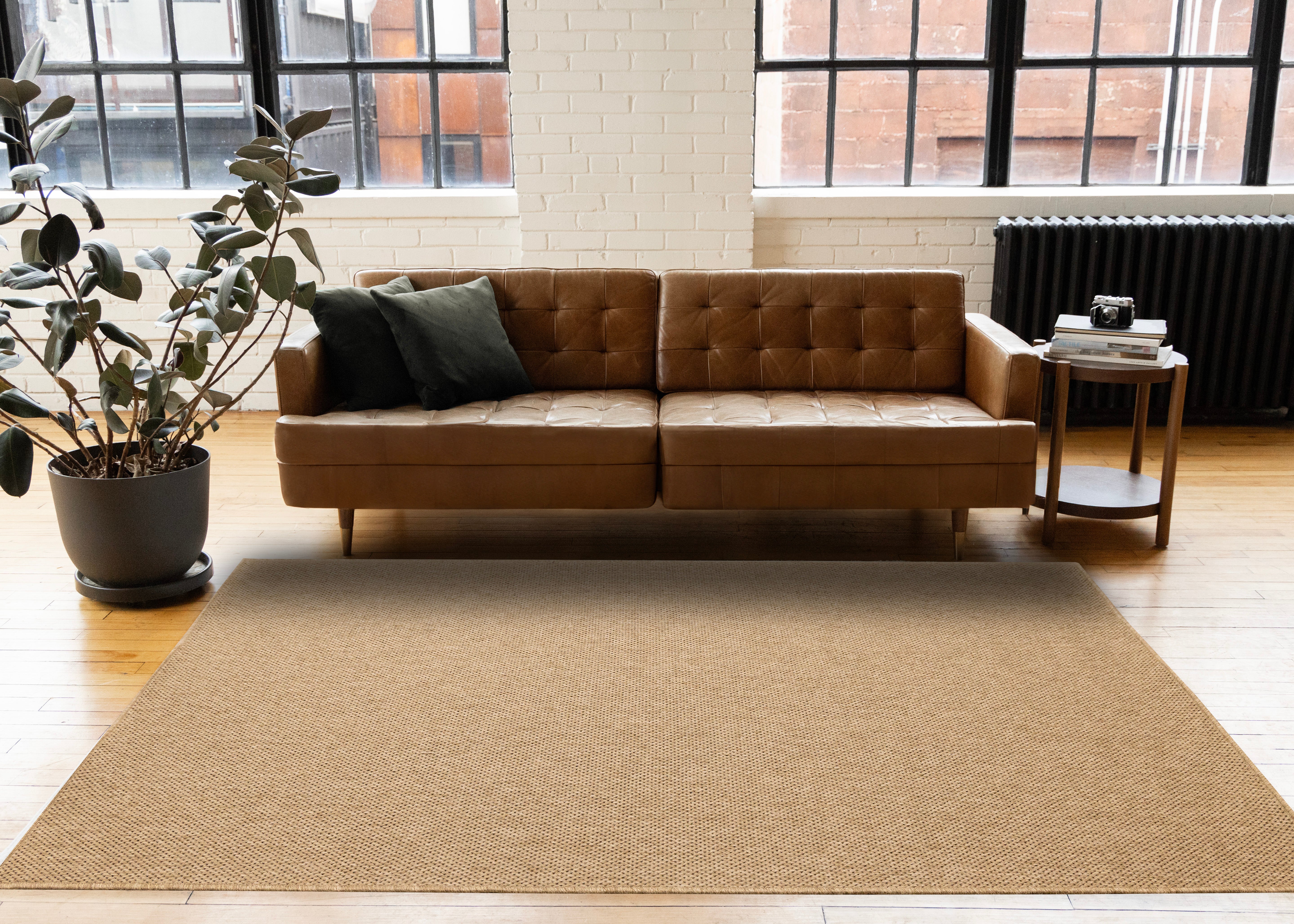 Novah Brown Flatweave Rug