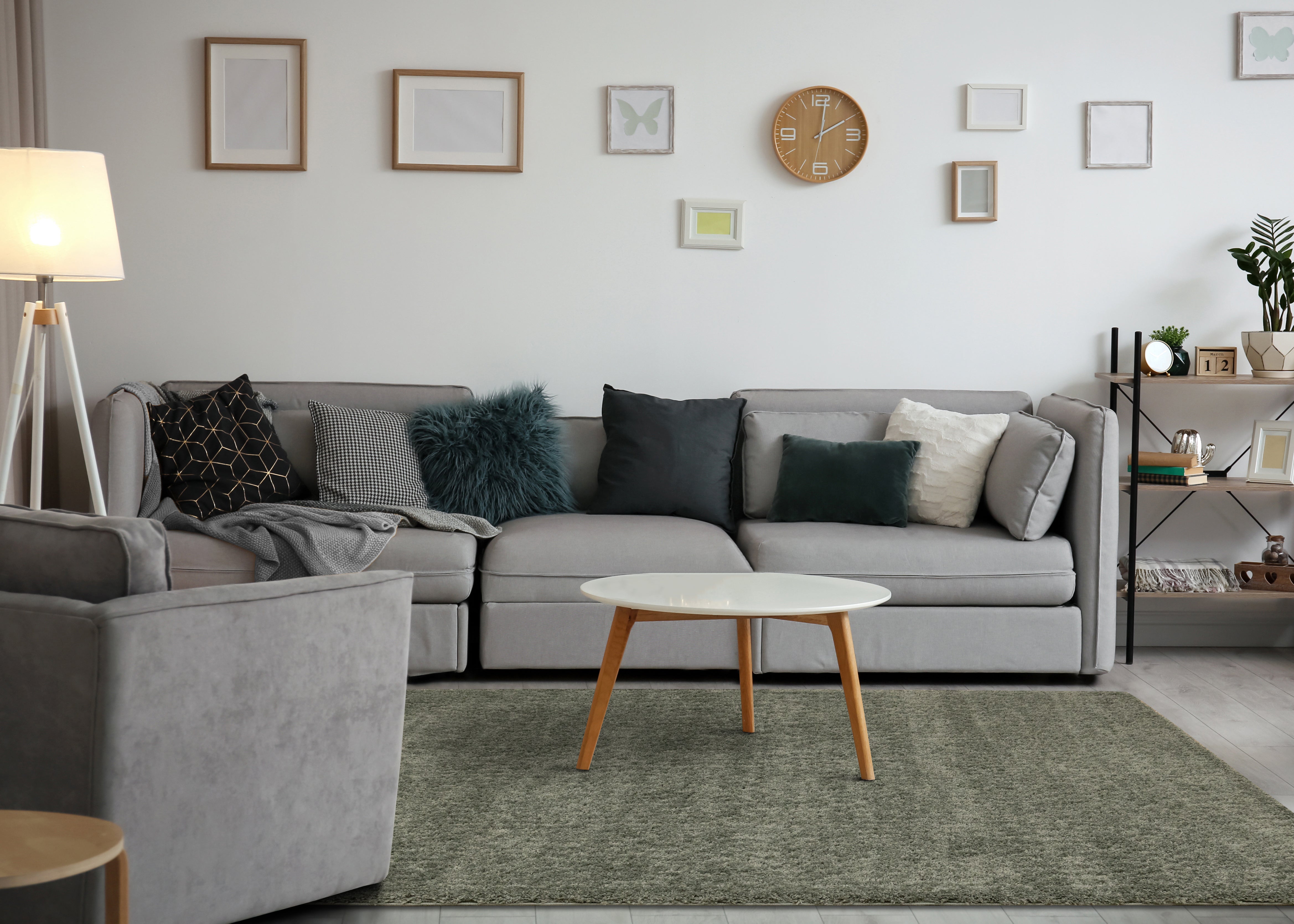 Pascal Green Comfort Shag Rug