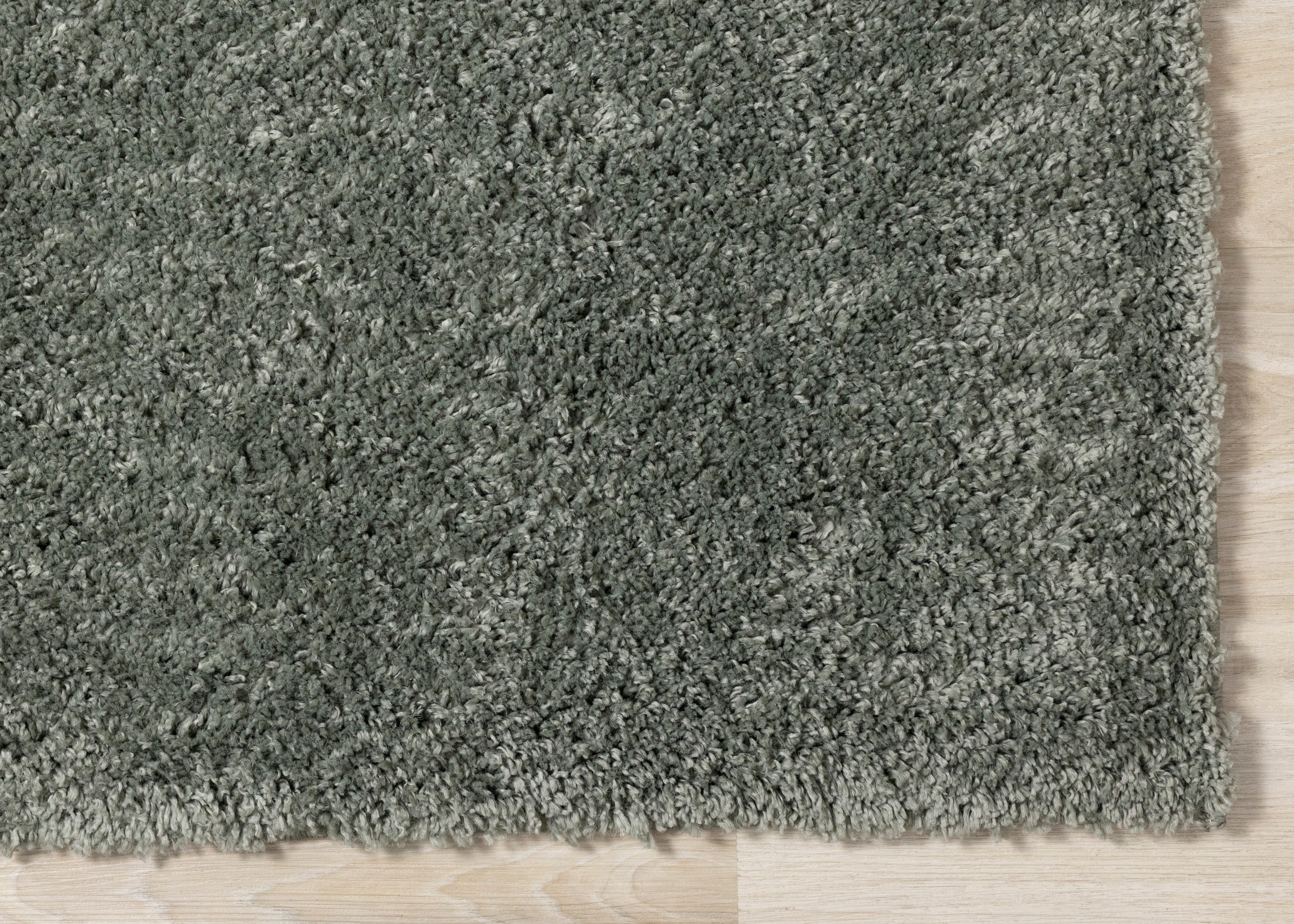 Pascal Green Comfort Shag Rug