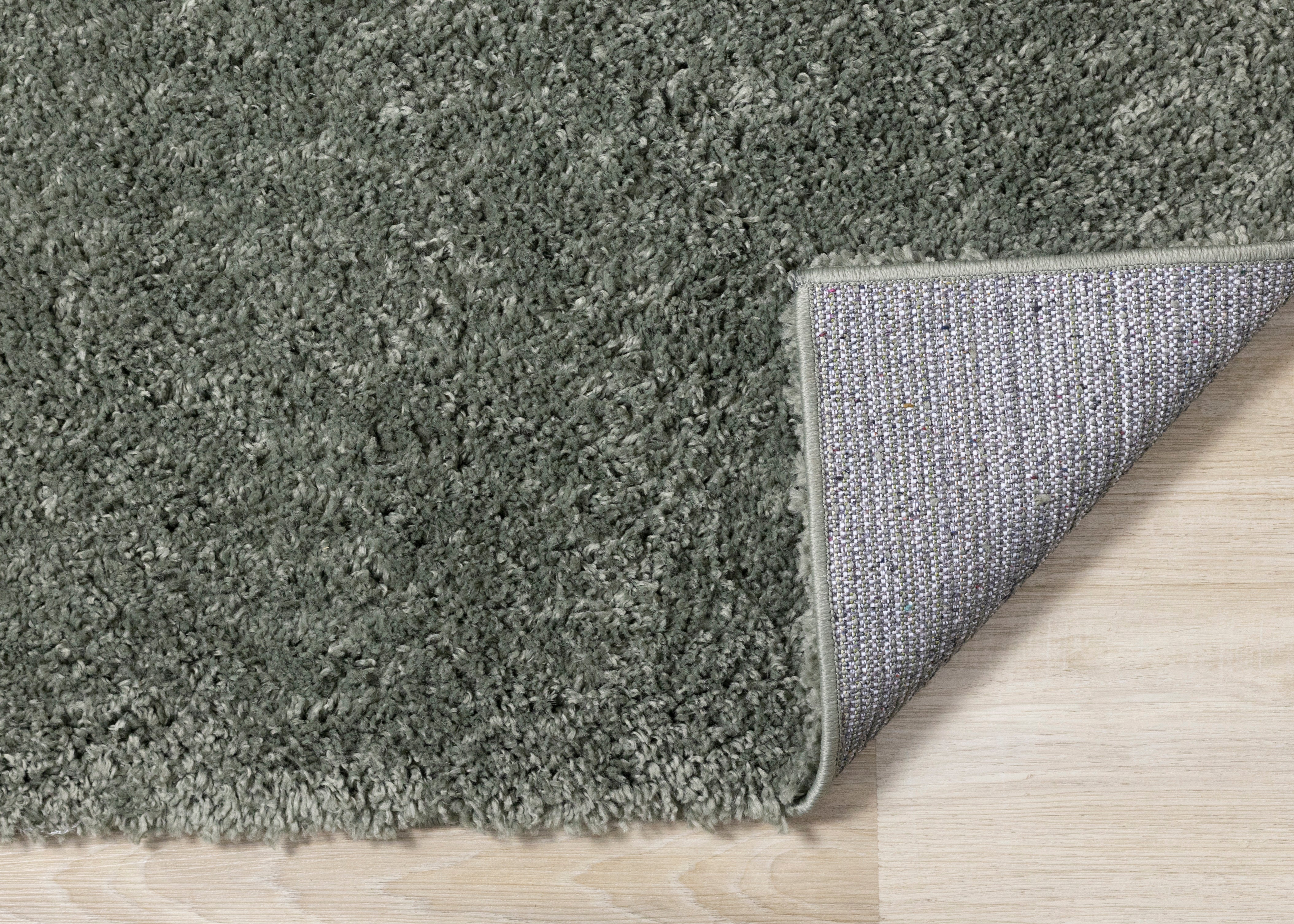Pascal Green Comfort Shag Rug