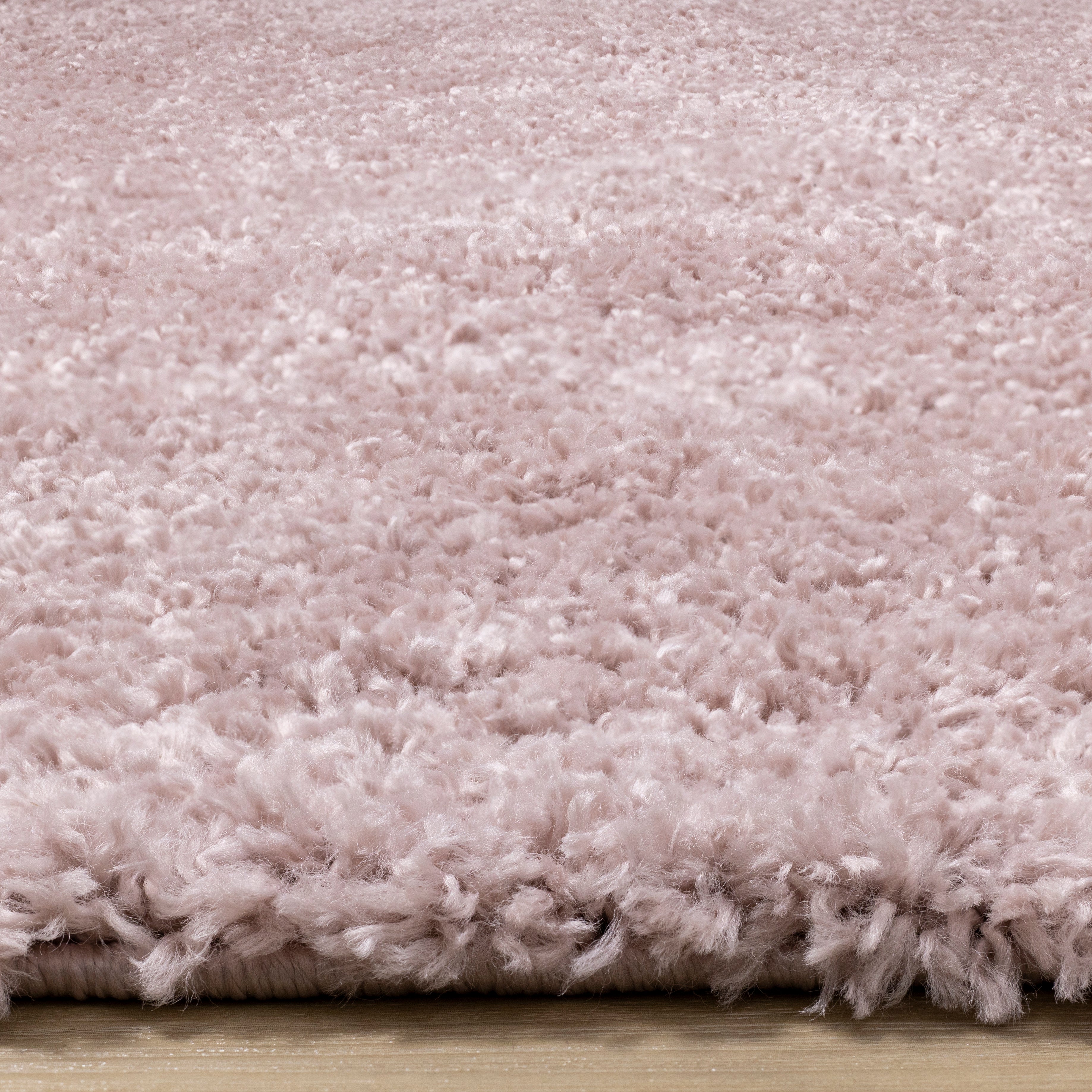 Pascal Pink Comfort Shag Rug