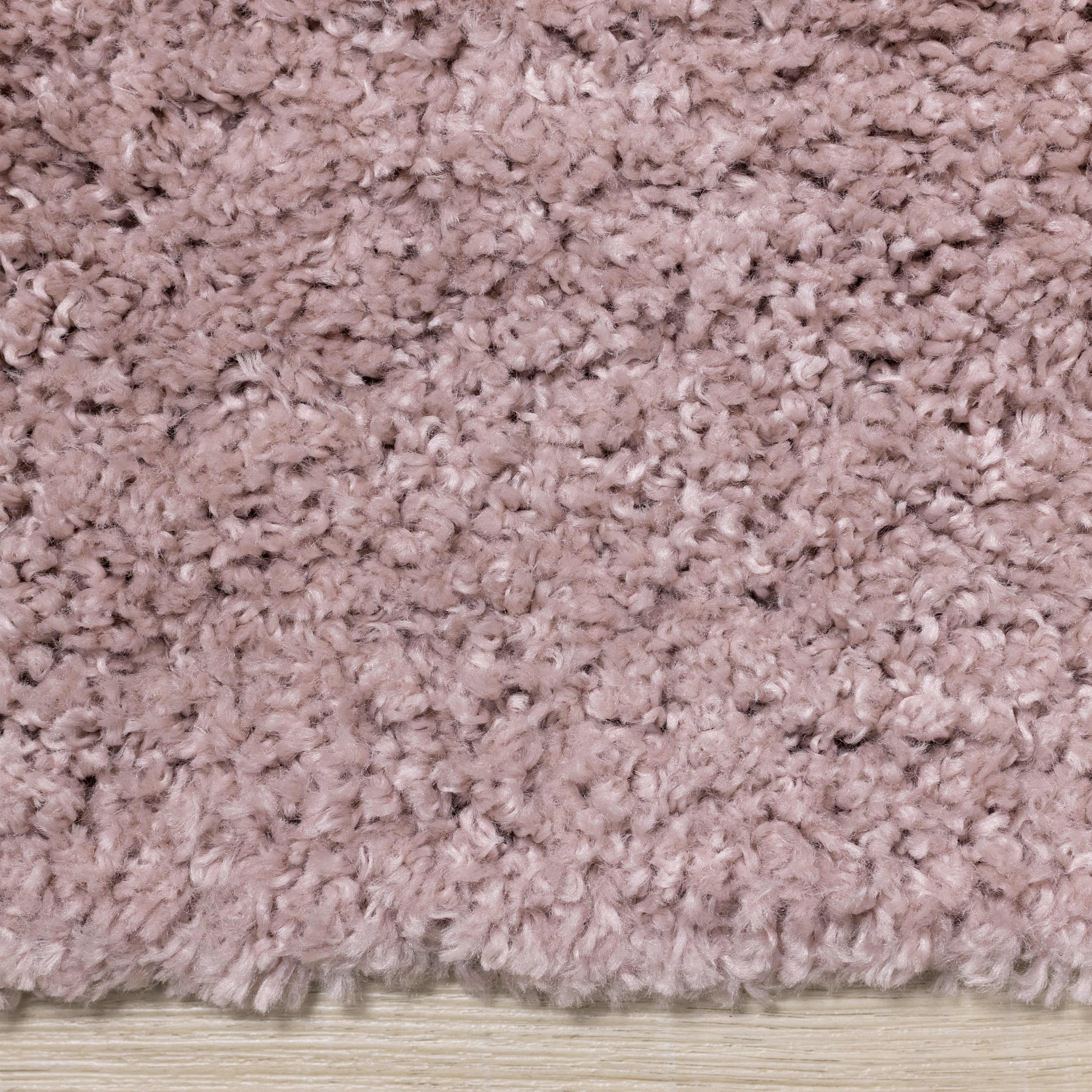 Pascal Pink Comfort Shag Rug