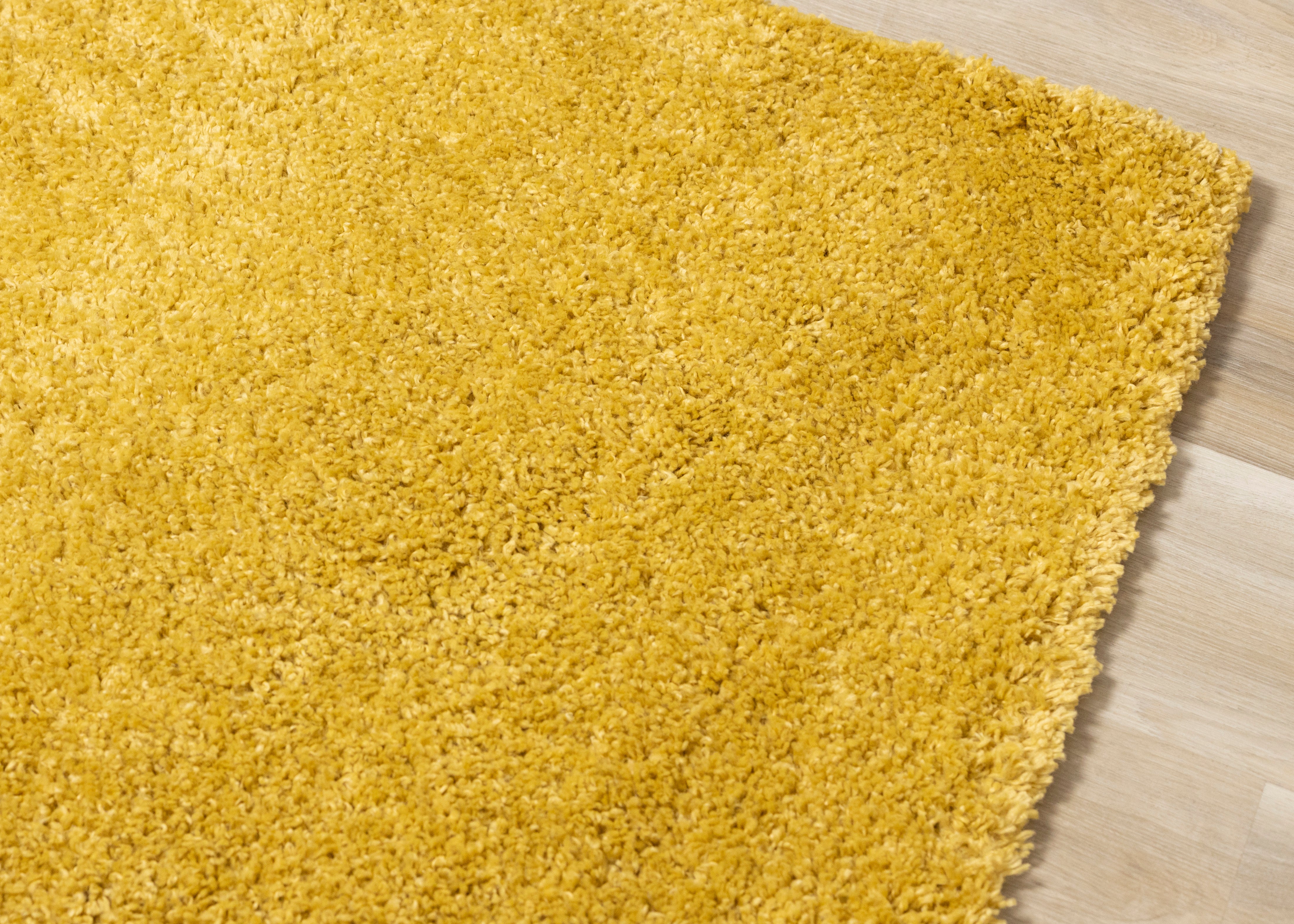 Pascal Yellow Comfort Shag Rug