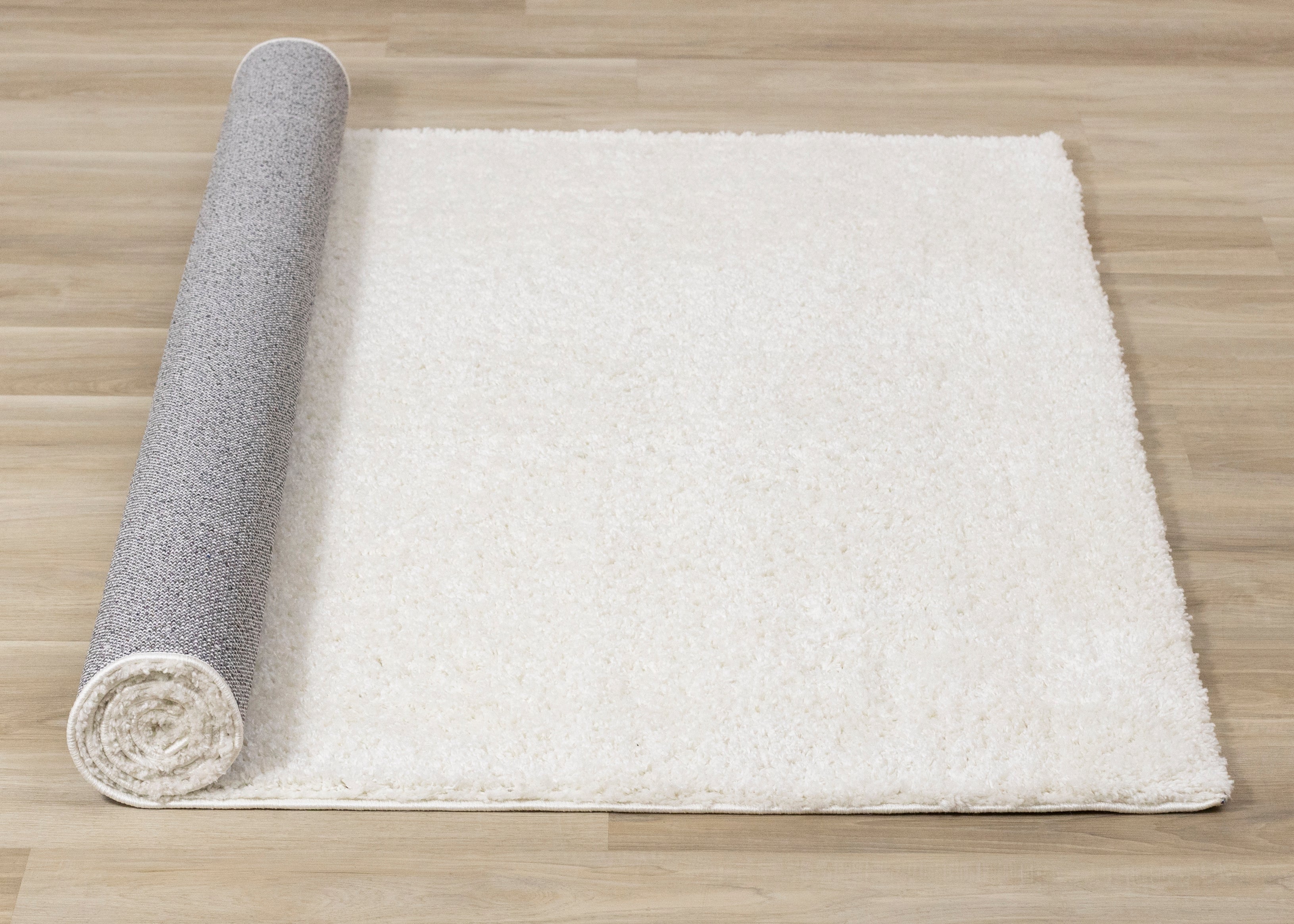 Pascal Cream White Comfort Shag Rug