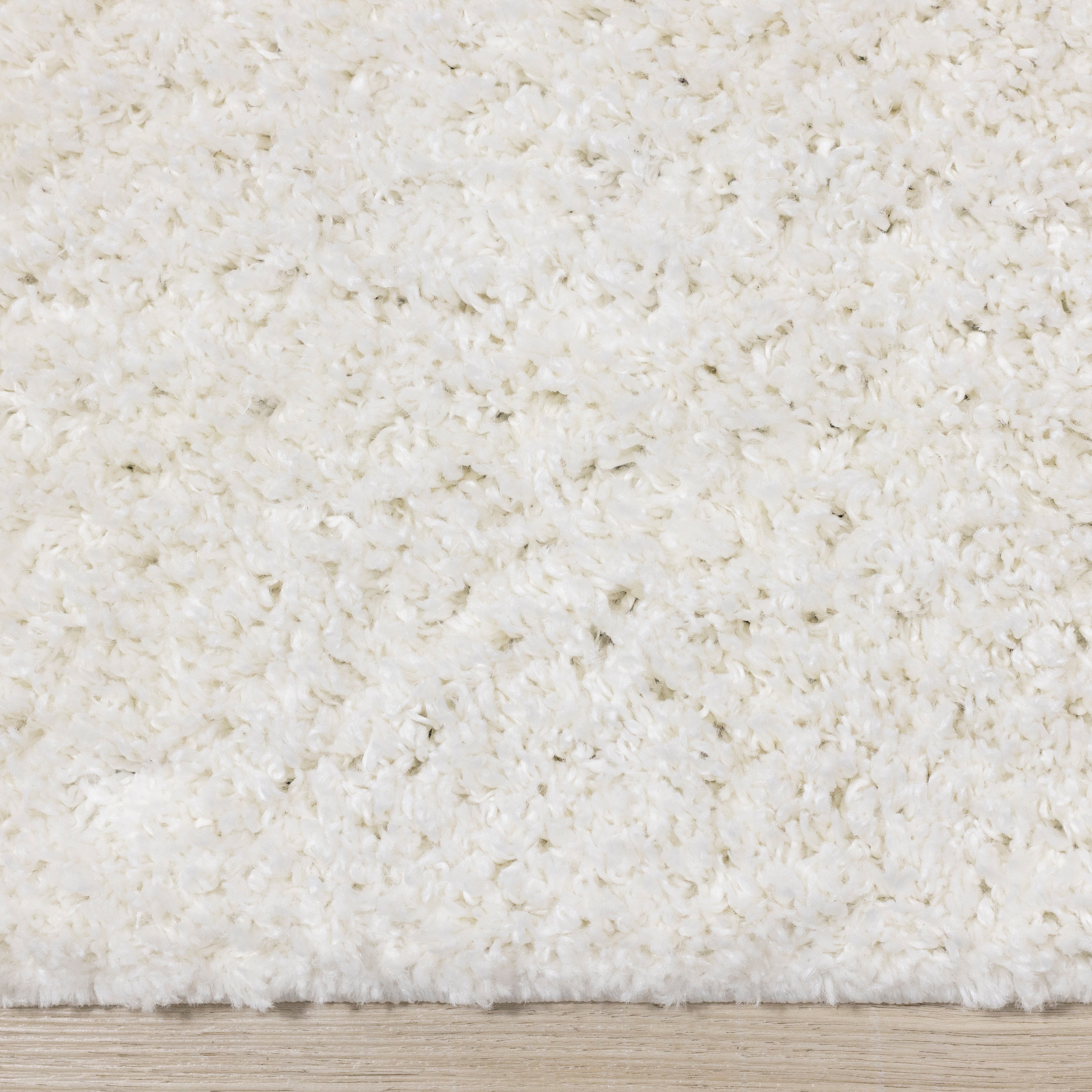 Pascal Cream White Comfort Shag Rug